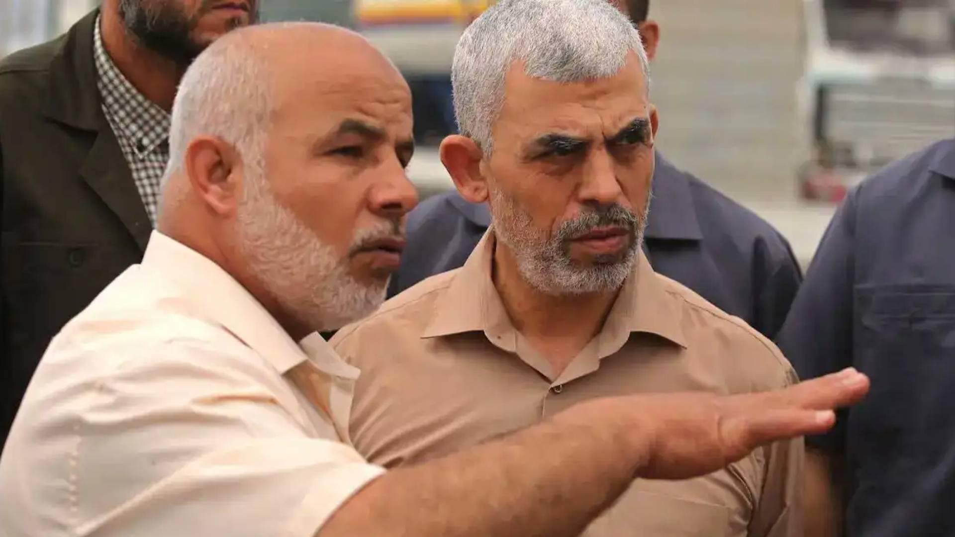 يحيى السنوار وتوفيق أبو نعيم