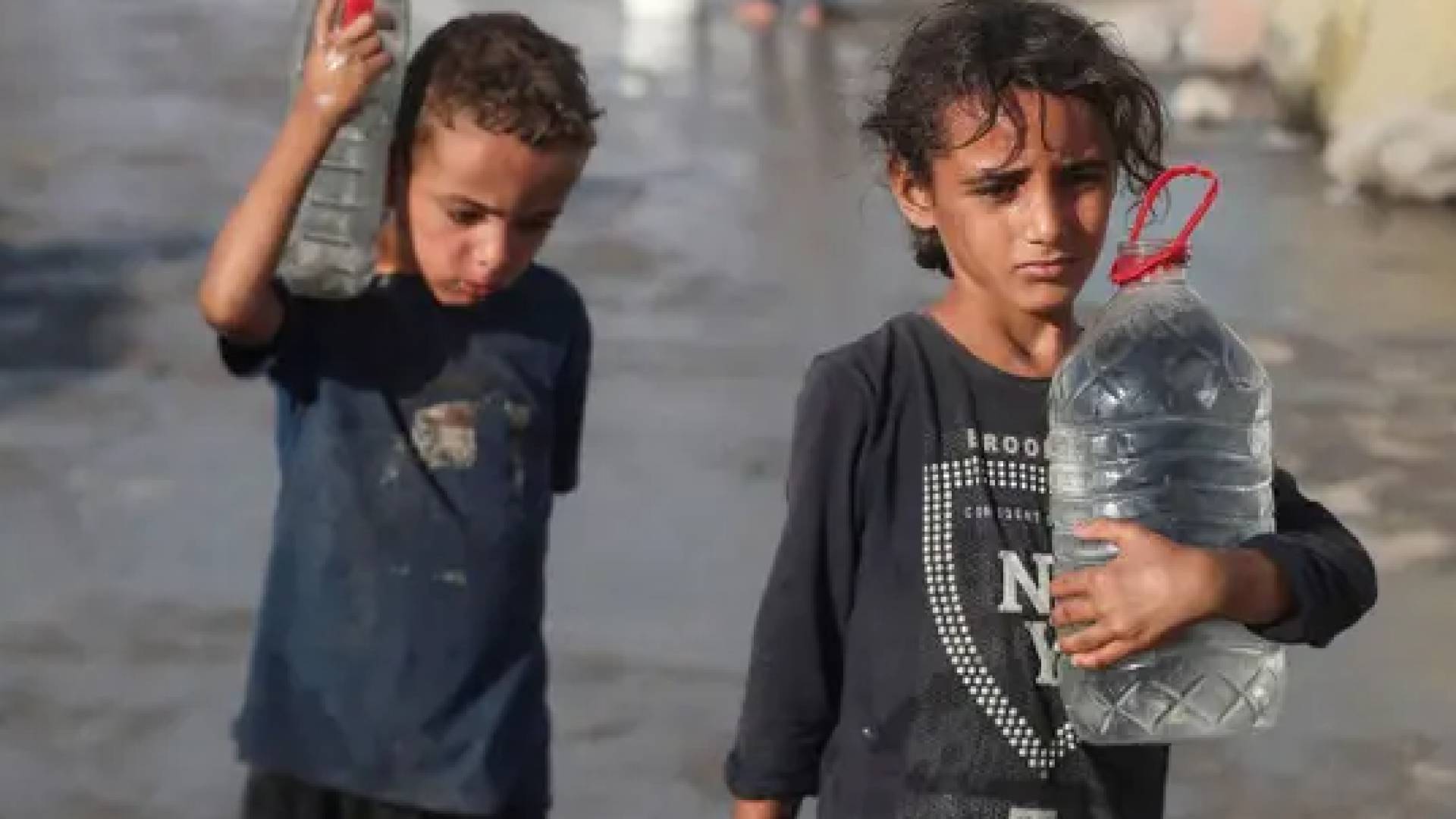 أطفال فلسطينيين في قطاع غزة