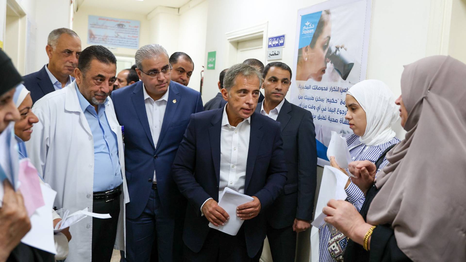 حسان يتفقد مركز صحي خريبة السوق