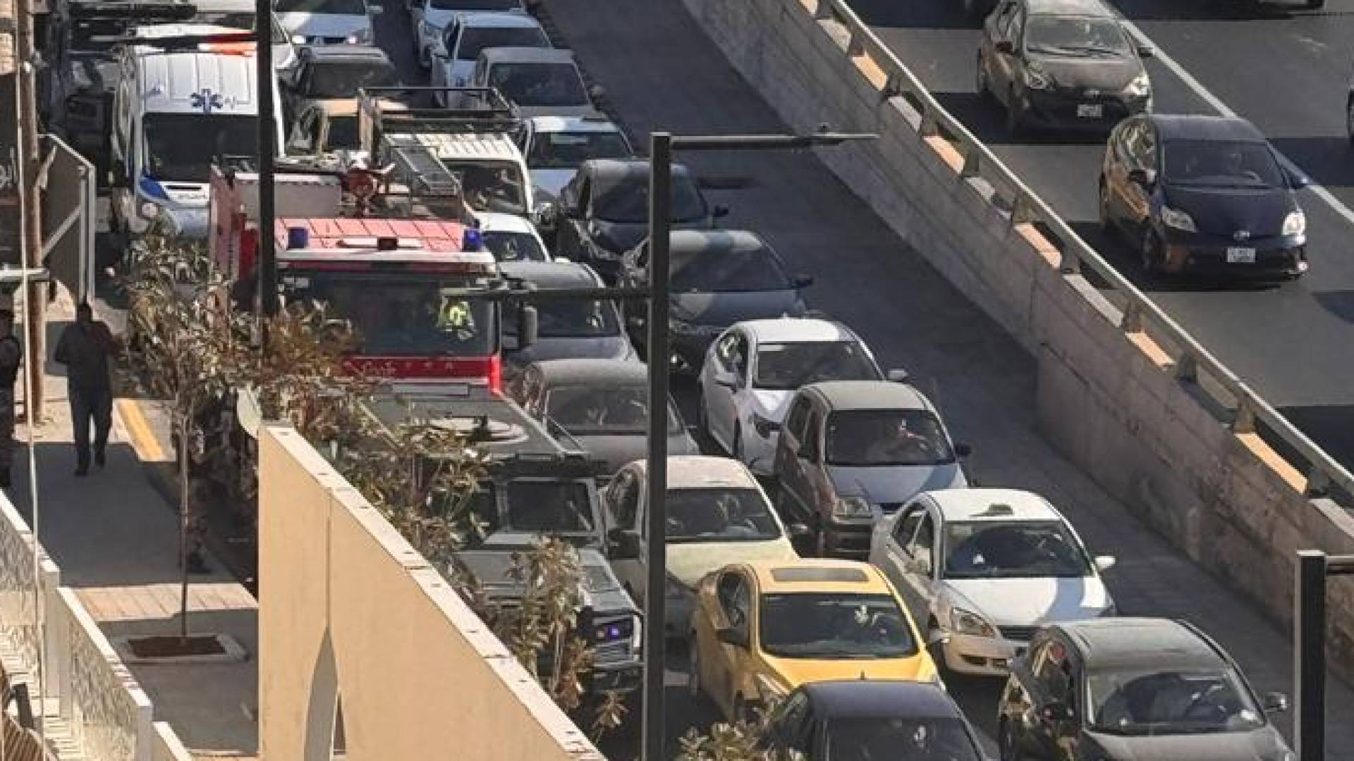 ازمة سير في العاصمة عمان