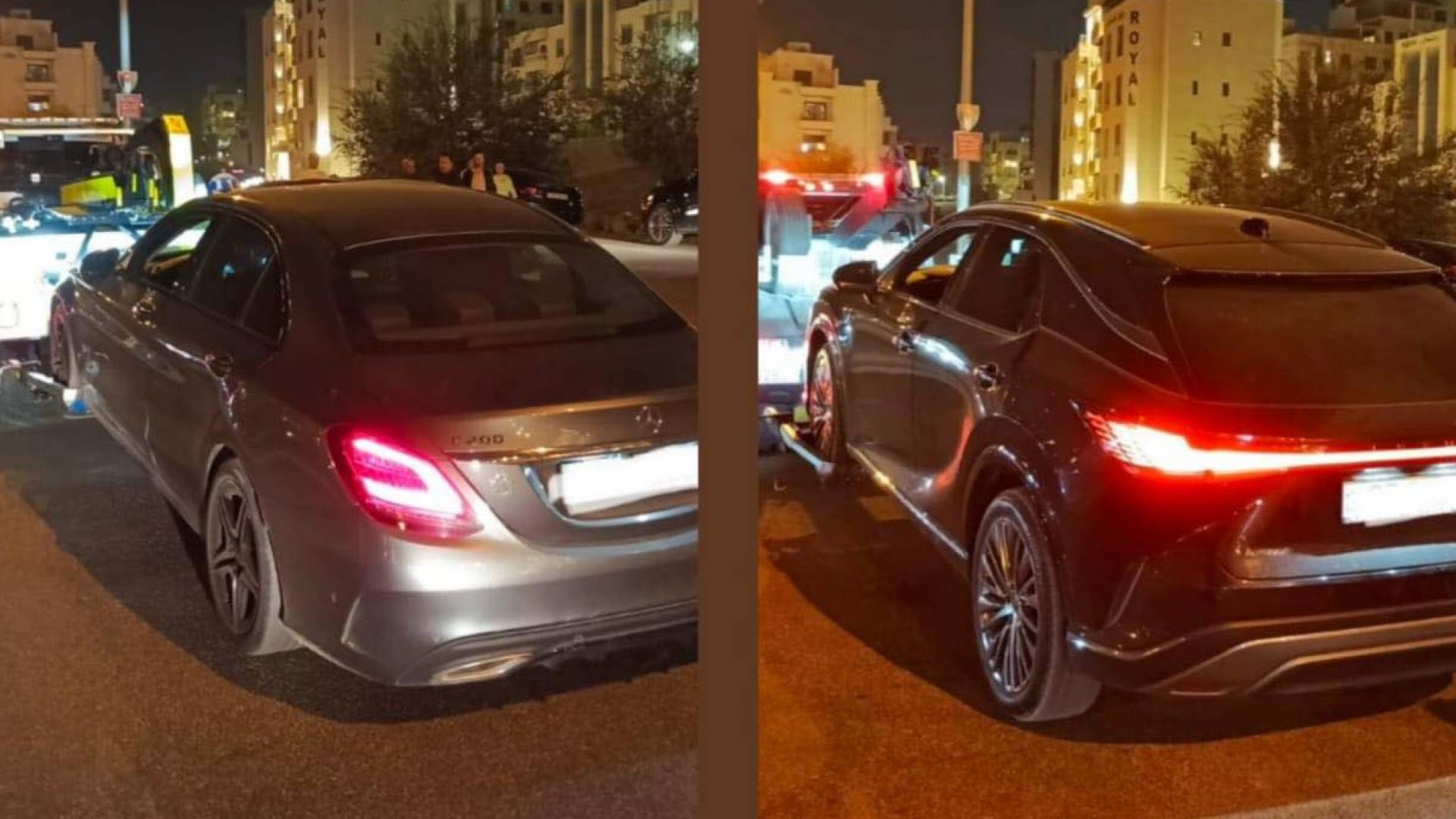 إدارة السير: ضبط مركبتين ظهرتا في فيديو تسيران على ممشى شارع الستين في عمان
