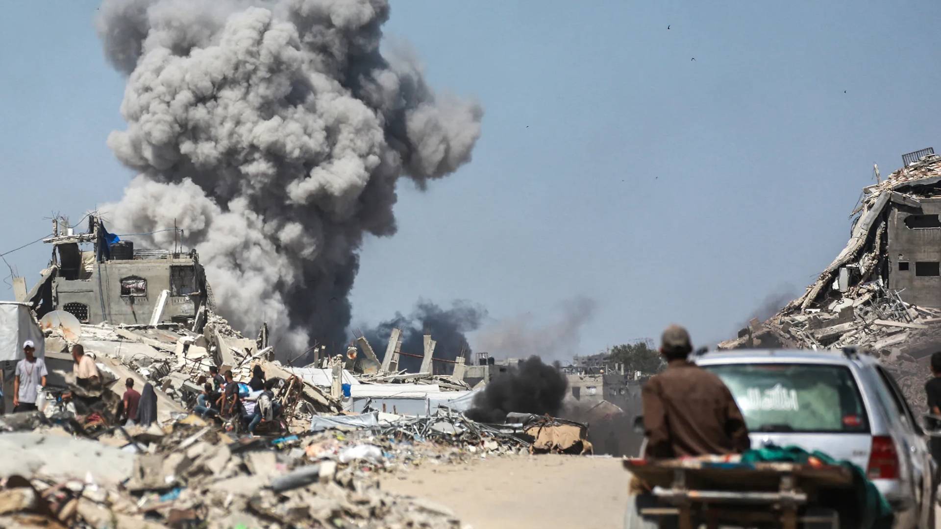 قصف جيش الاحتلال قطاع غزة-أرشيفية