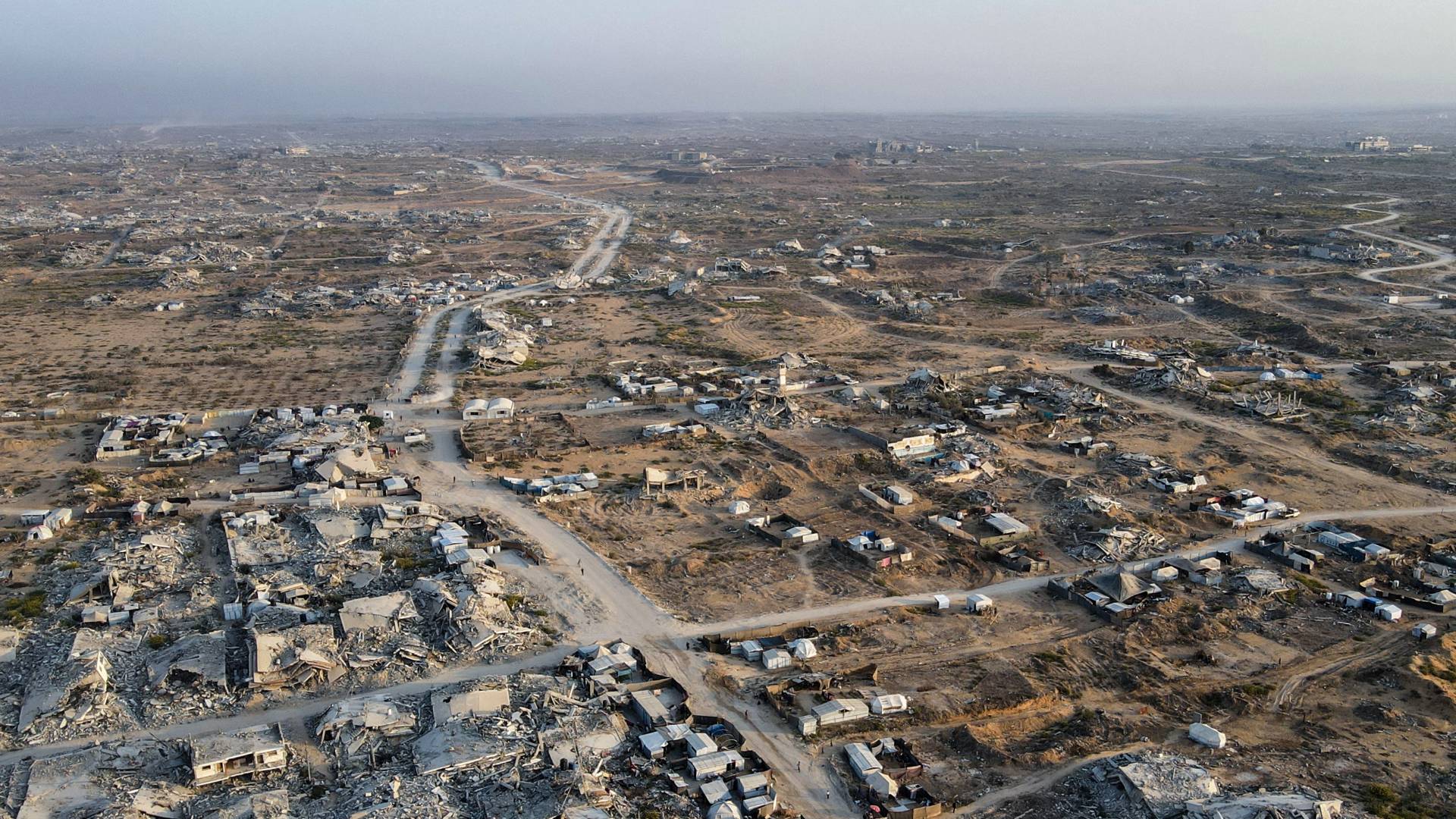 قطاع غزة المدمر