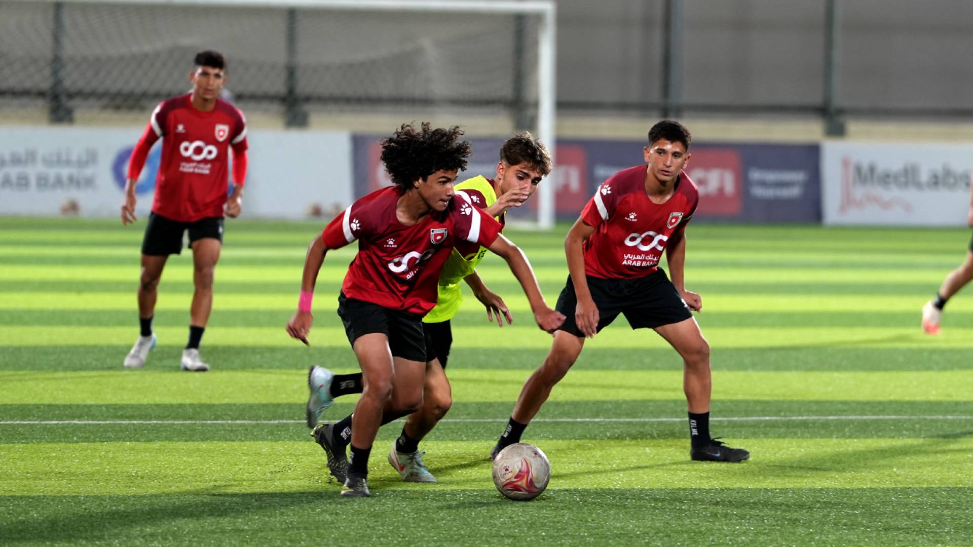 من تدريبات المنتخب الوطني