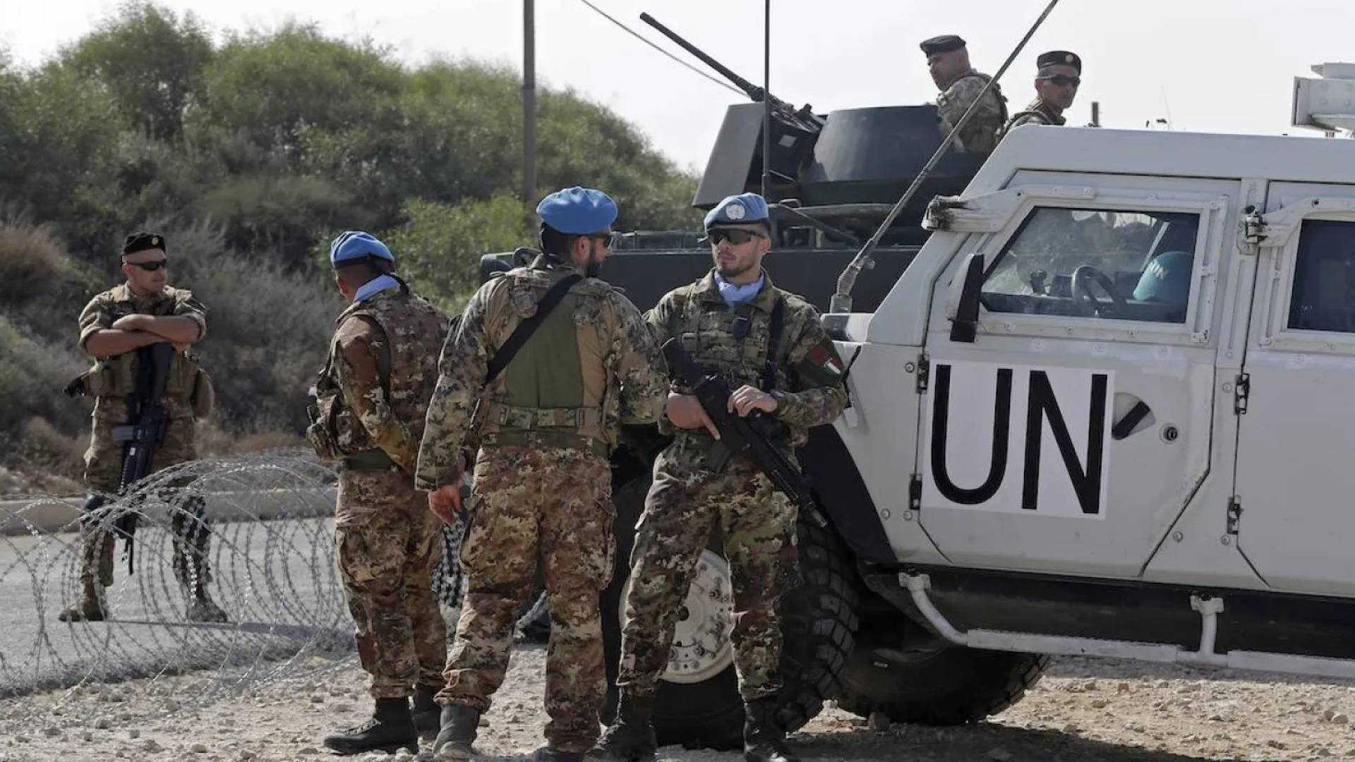 قوات اليونيفل المتمركزة جنوب لبنان