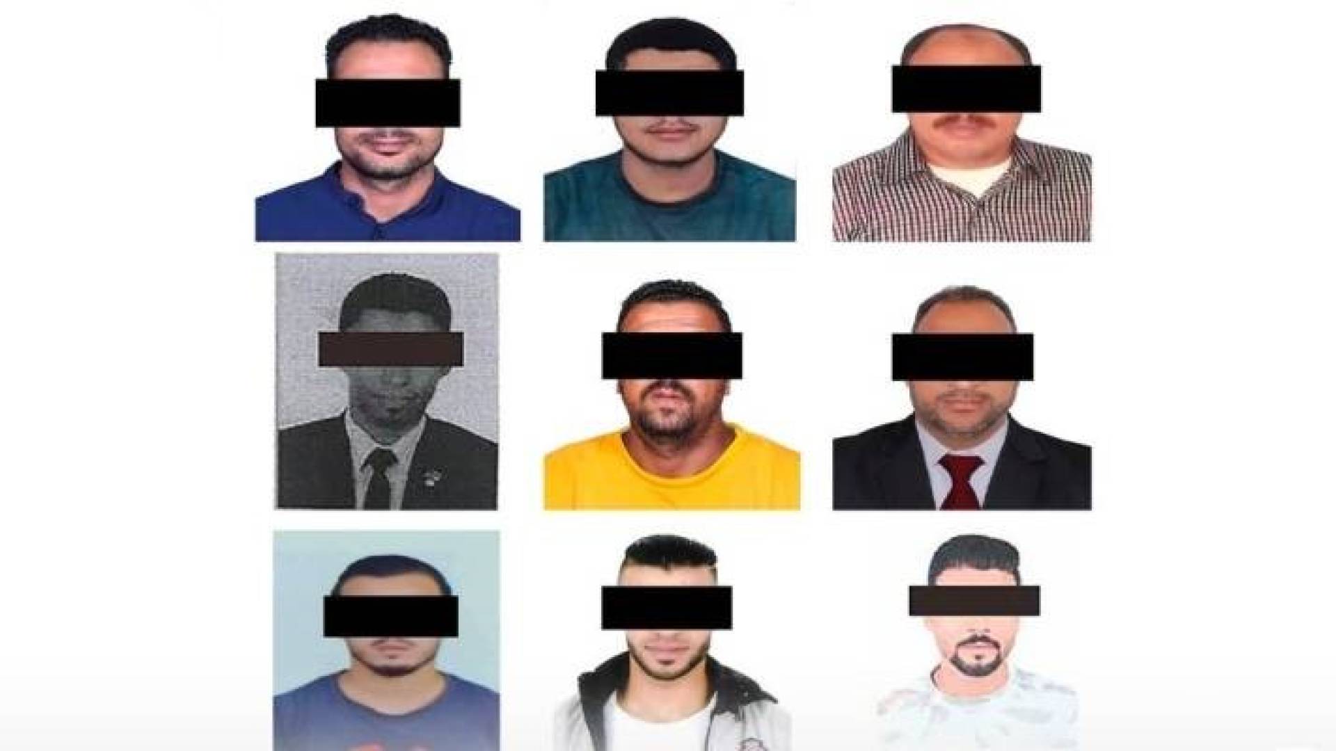 العصابة المحالة الى القضاء