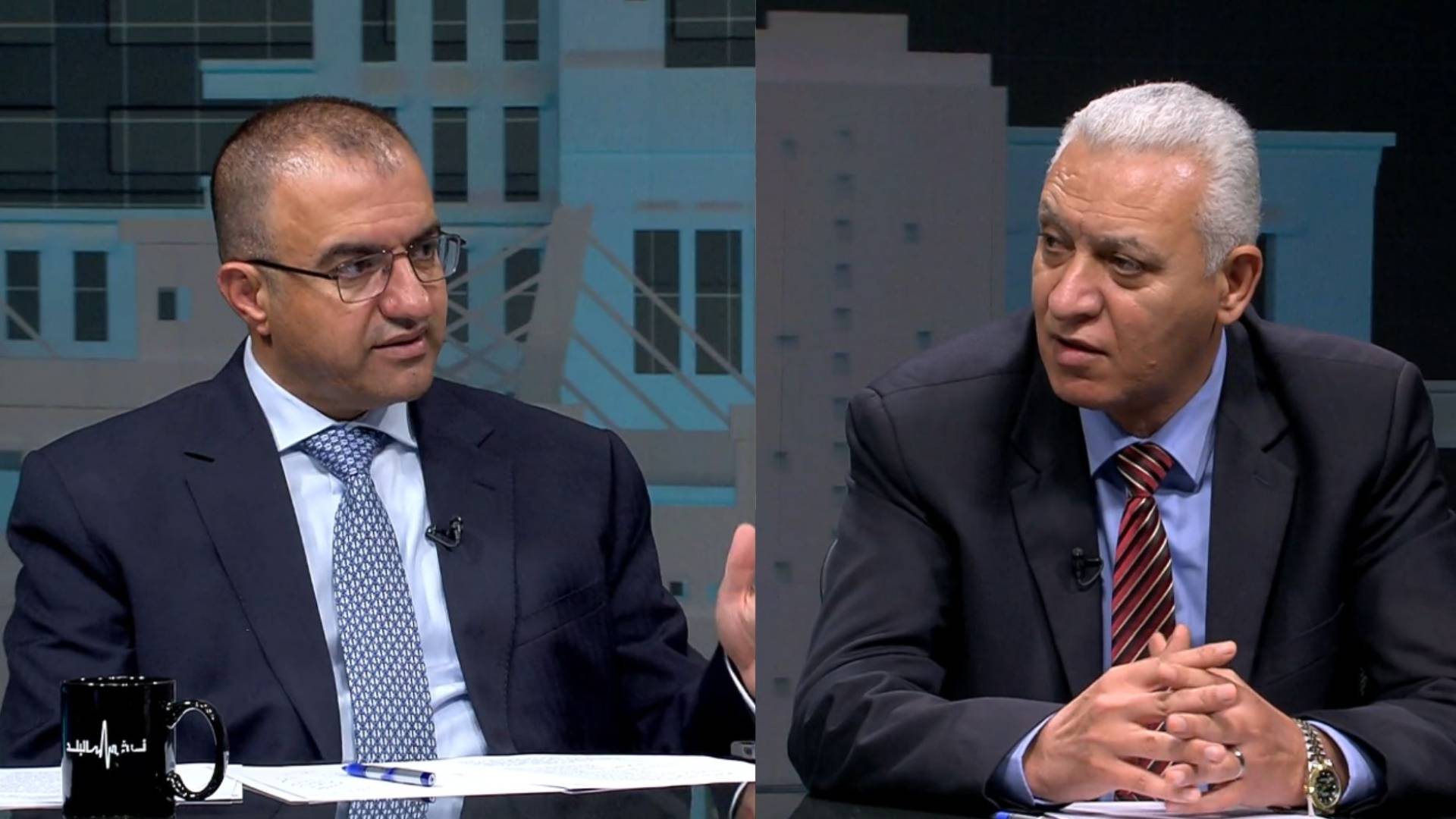 عامر بني عامر مدير مركز "راصد" والنائب حسين العموش