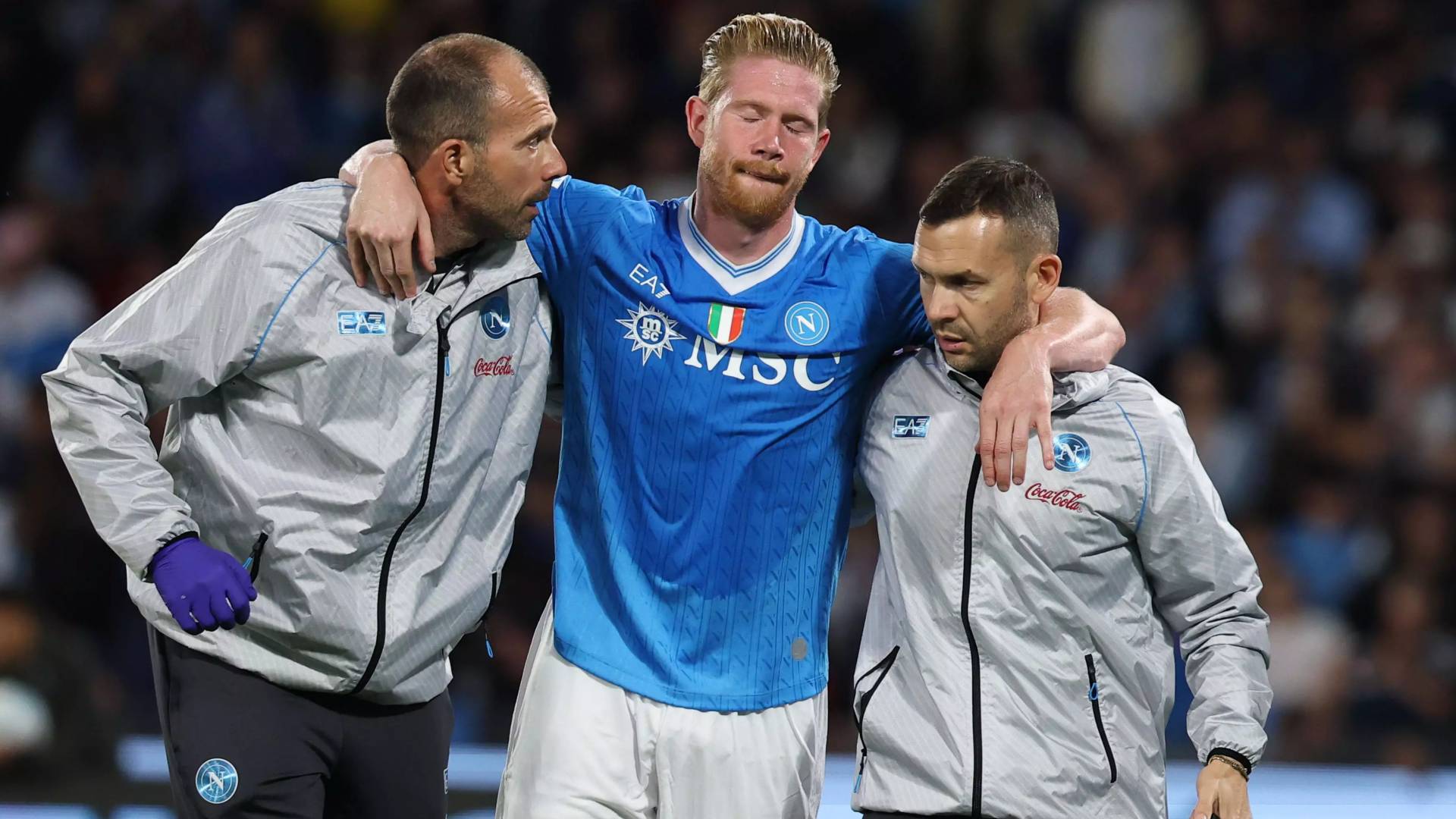 جراحة دي بروين تنهي موسمه فعليا وتجمد أحلام نابولي