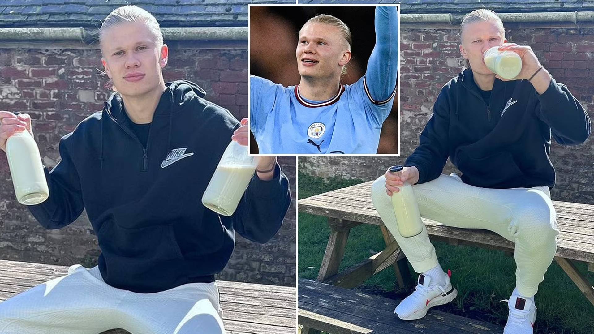 بسبب الحليب.. هالاند يثير الجدل من جديد ولكن خارج الملعب