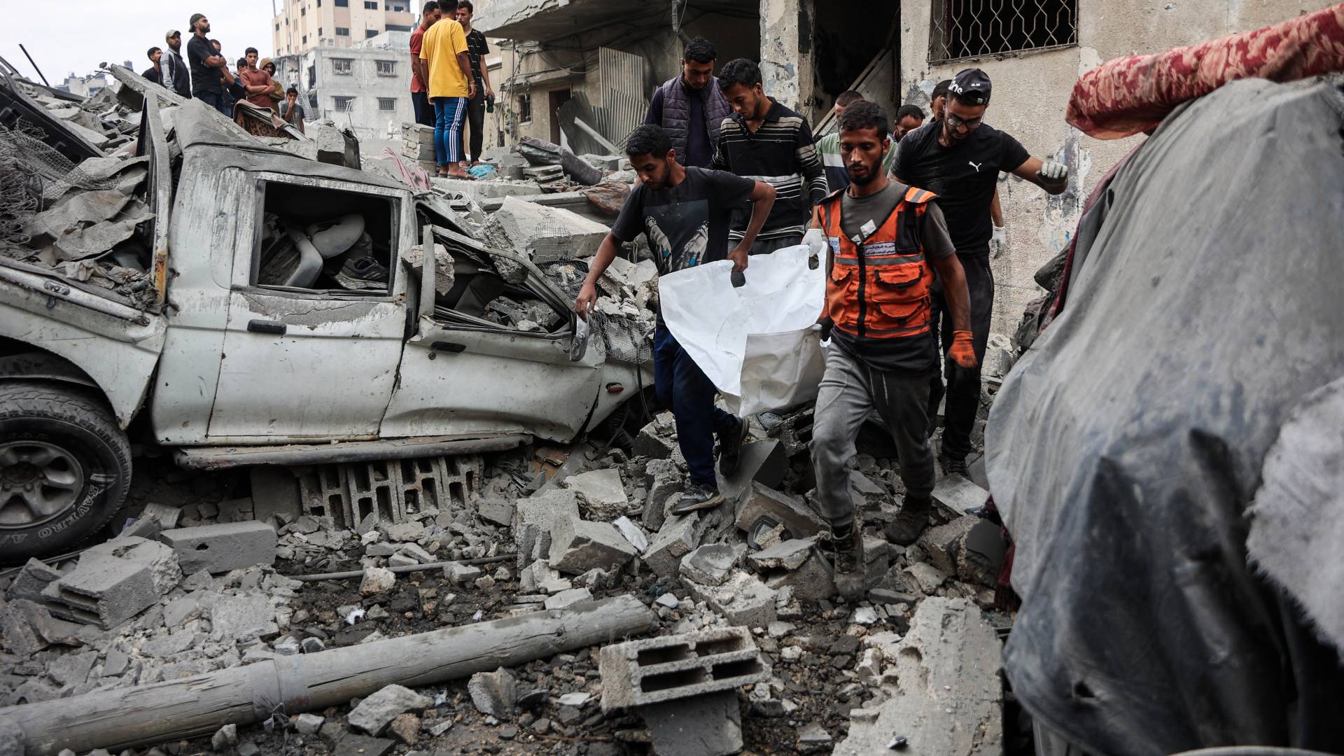 قطاع غزة المدمر