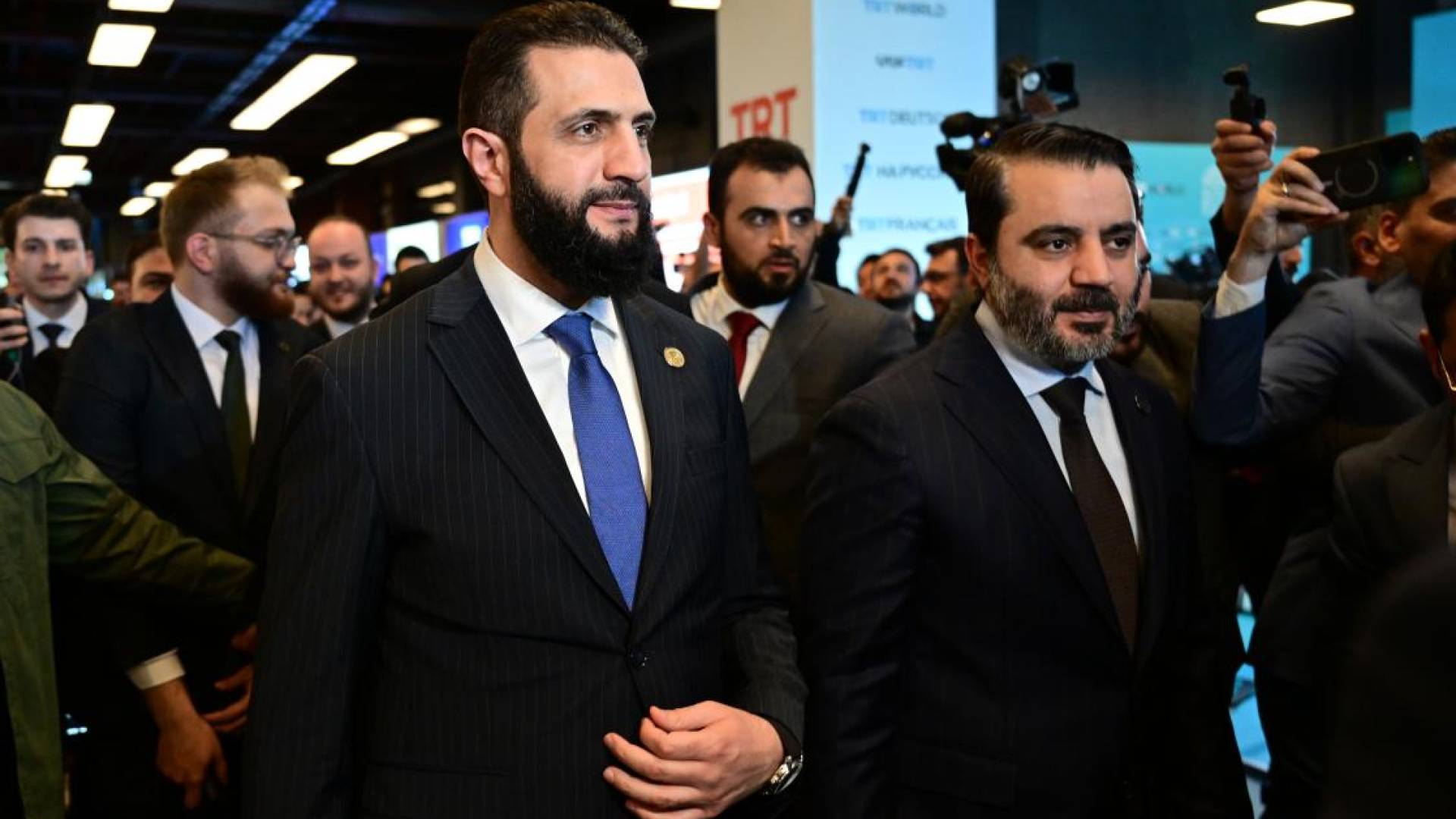 الرئيس السوري أحمد الشرع ووزير خارجيته أسعد الشيباني