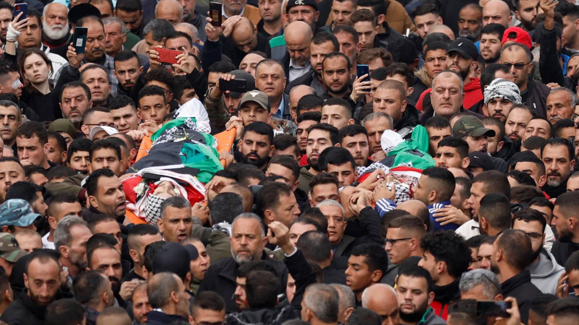 تشييع جثمان شهيد في الضفة الغربية .. ارشيفية