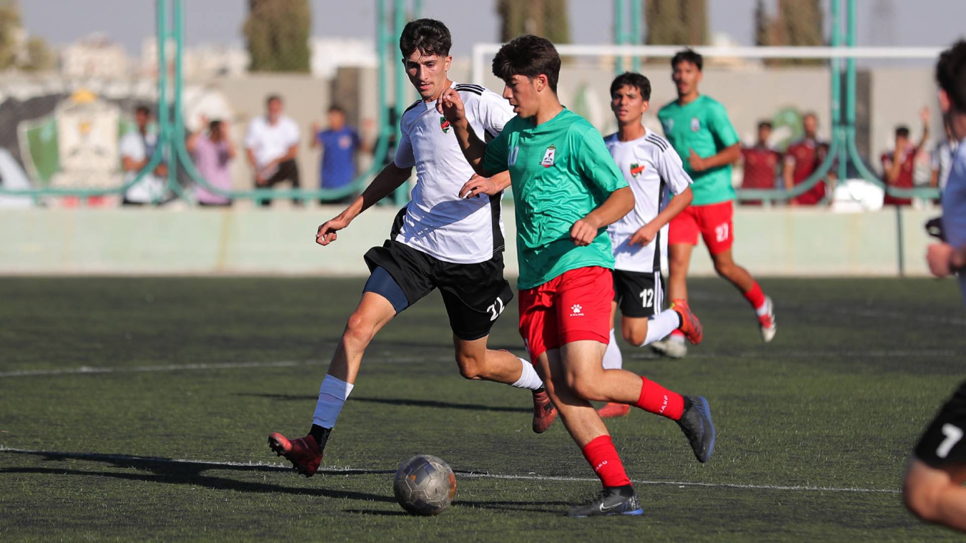 من مباراة الوحدات والأهلي