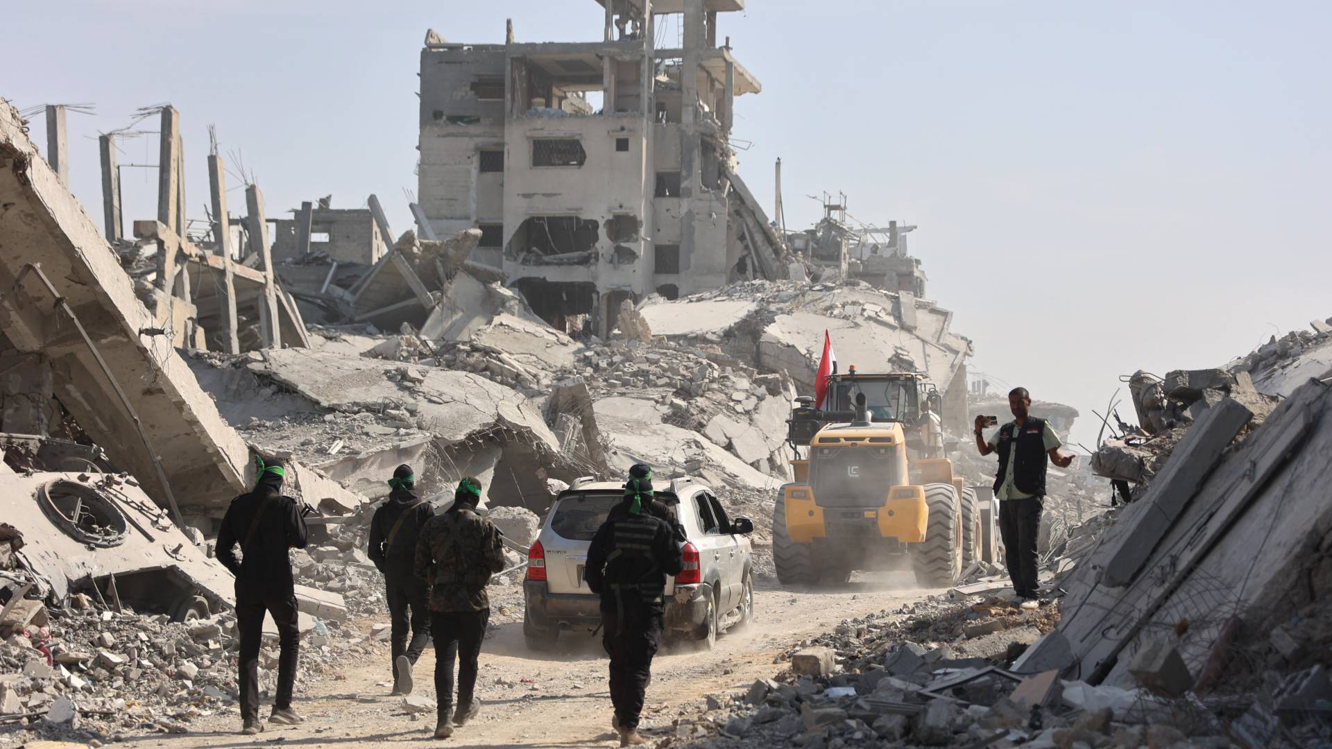 كتائب القسام الذراع العسكري لحركة المقاومة الإسلامية حماس-ارشيفية