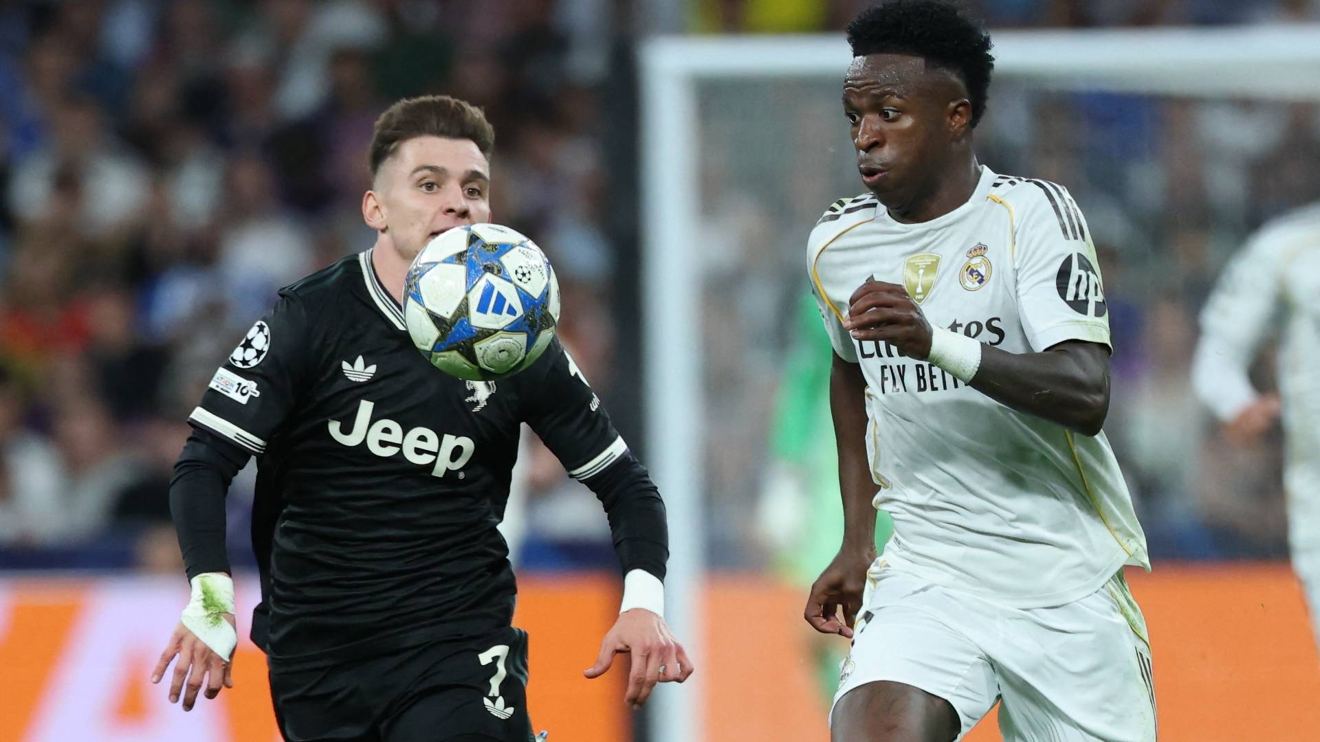 من مباراة سابقة لفينيسيوس جونيور  بقميص ريال مدريد