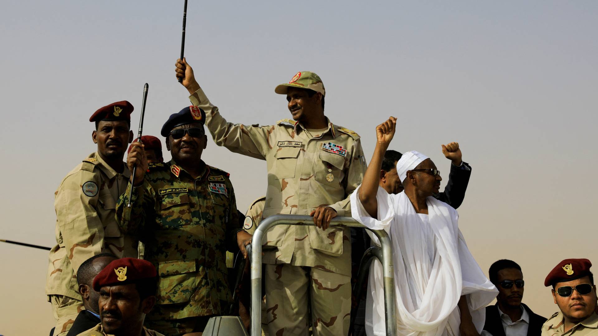 قوات الدعم السريع في السودان بقيادة محمد حمدان دقلو