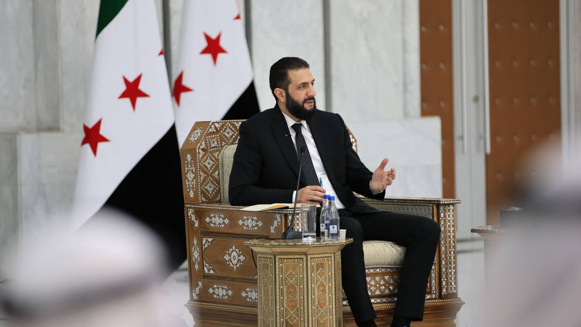 الرئيس السوري أحمد الشرع