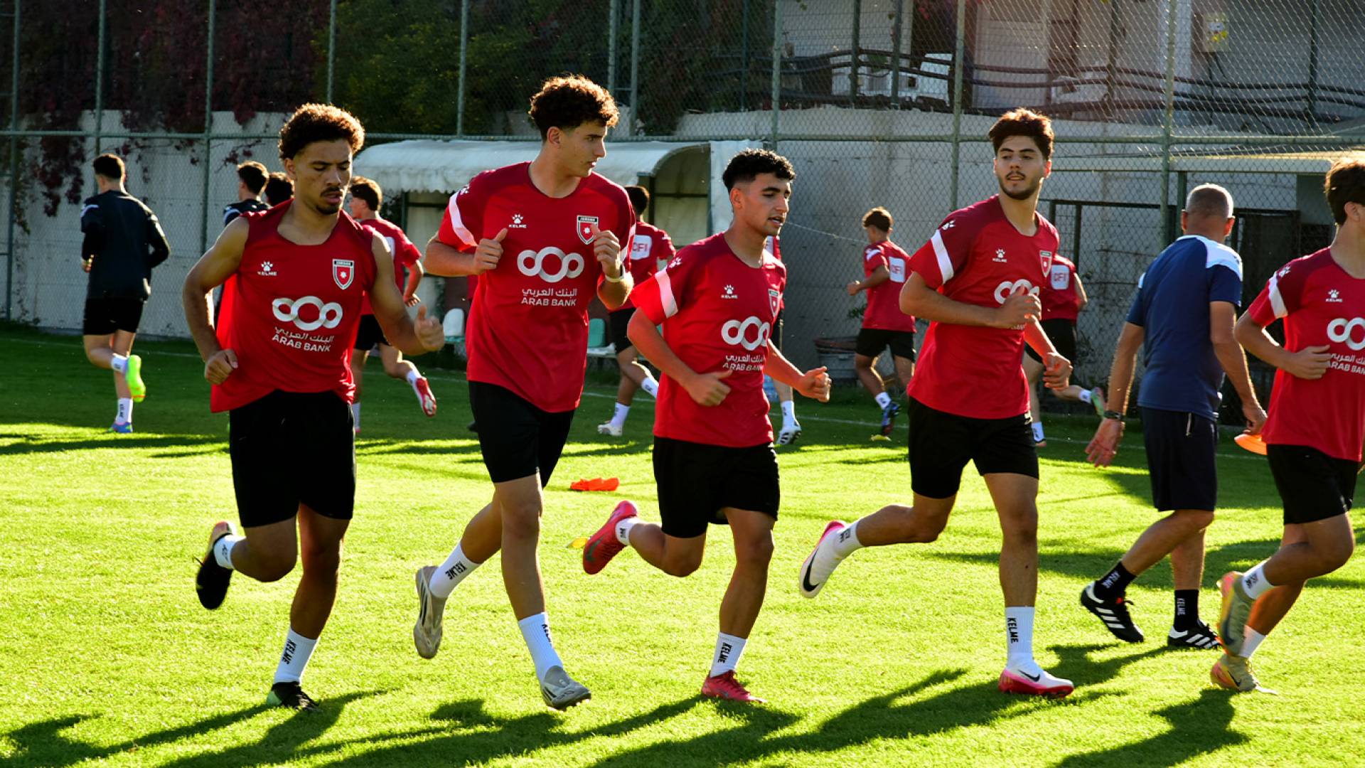 من تدريبات المنتخب الوطني في تركيا