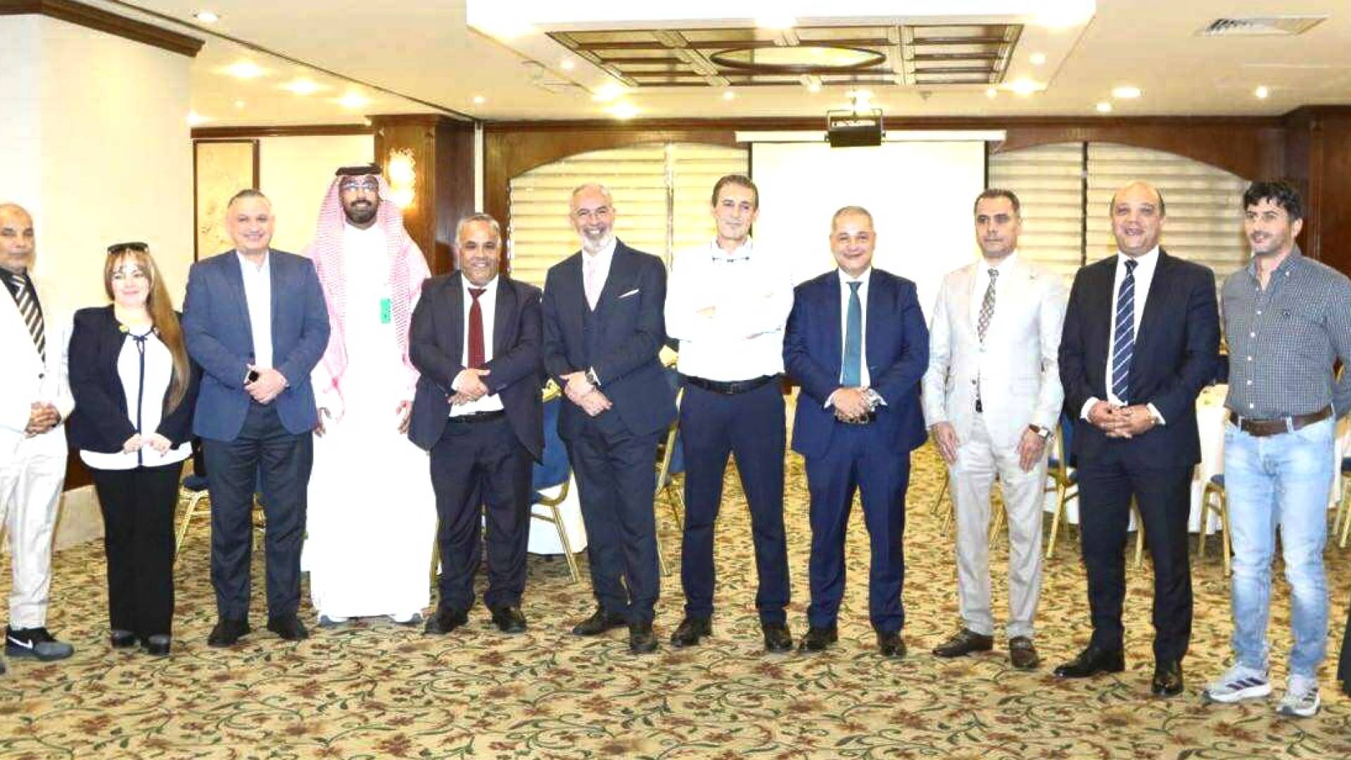 من اجتماع عمومية الاتحاد العربي للجمباز