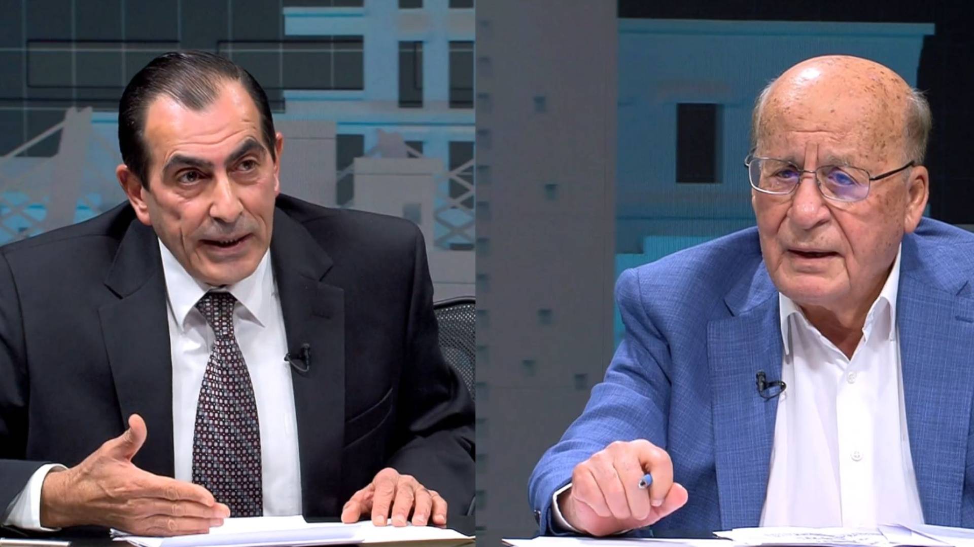 النائب قاسم القباعي والخبير الاقتصادي مفلح عقل