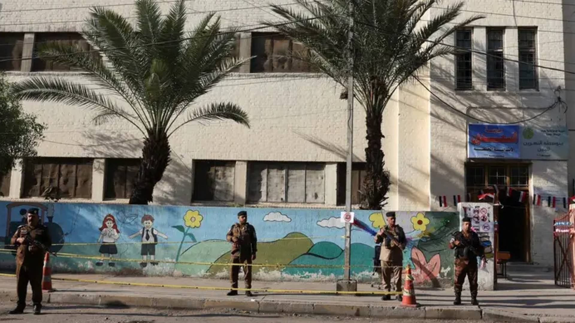 احدى مواقع إقتراع الإنتخابات العراقية