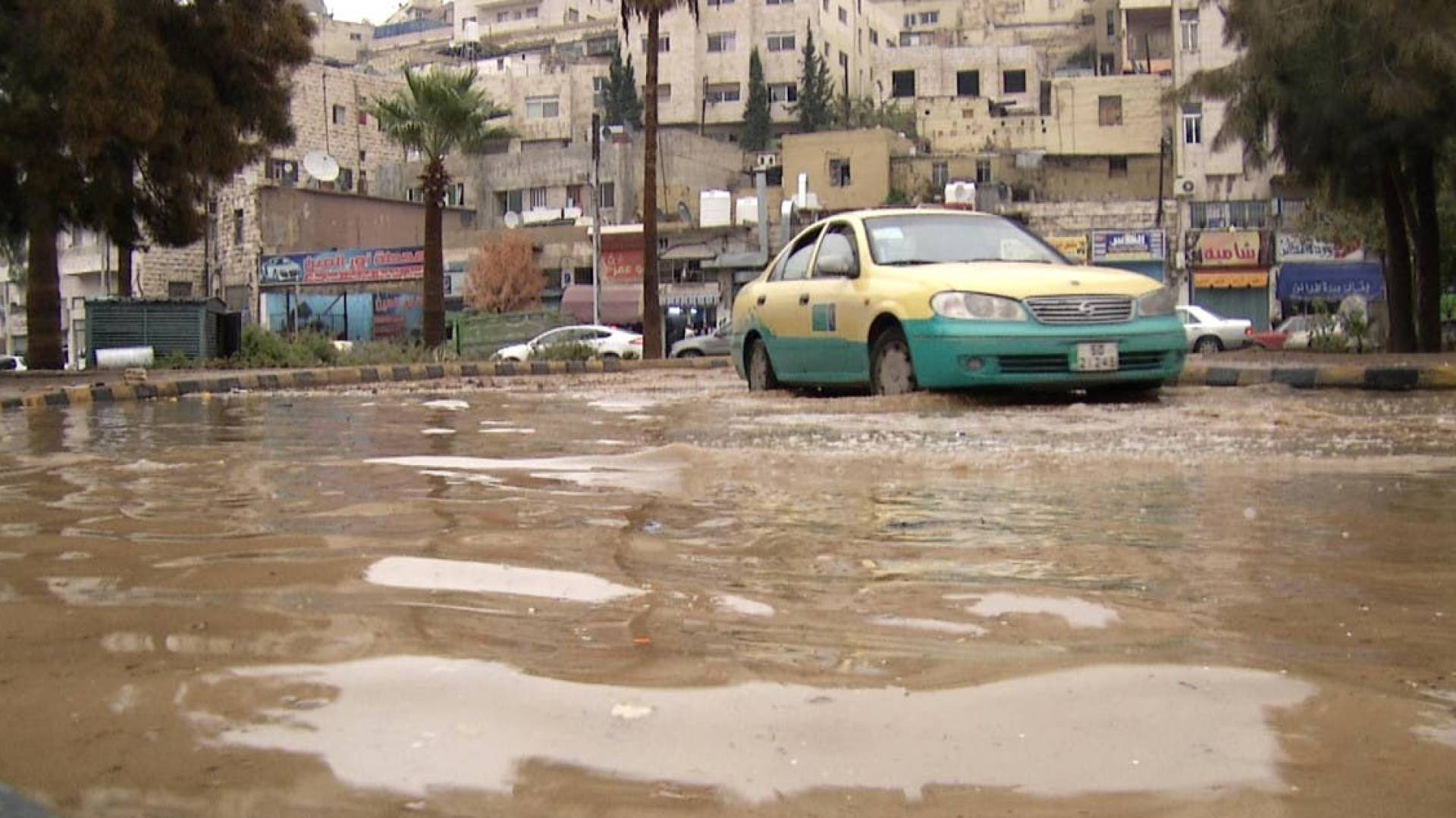 سيول في العاصة عمان .. ارشيفية