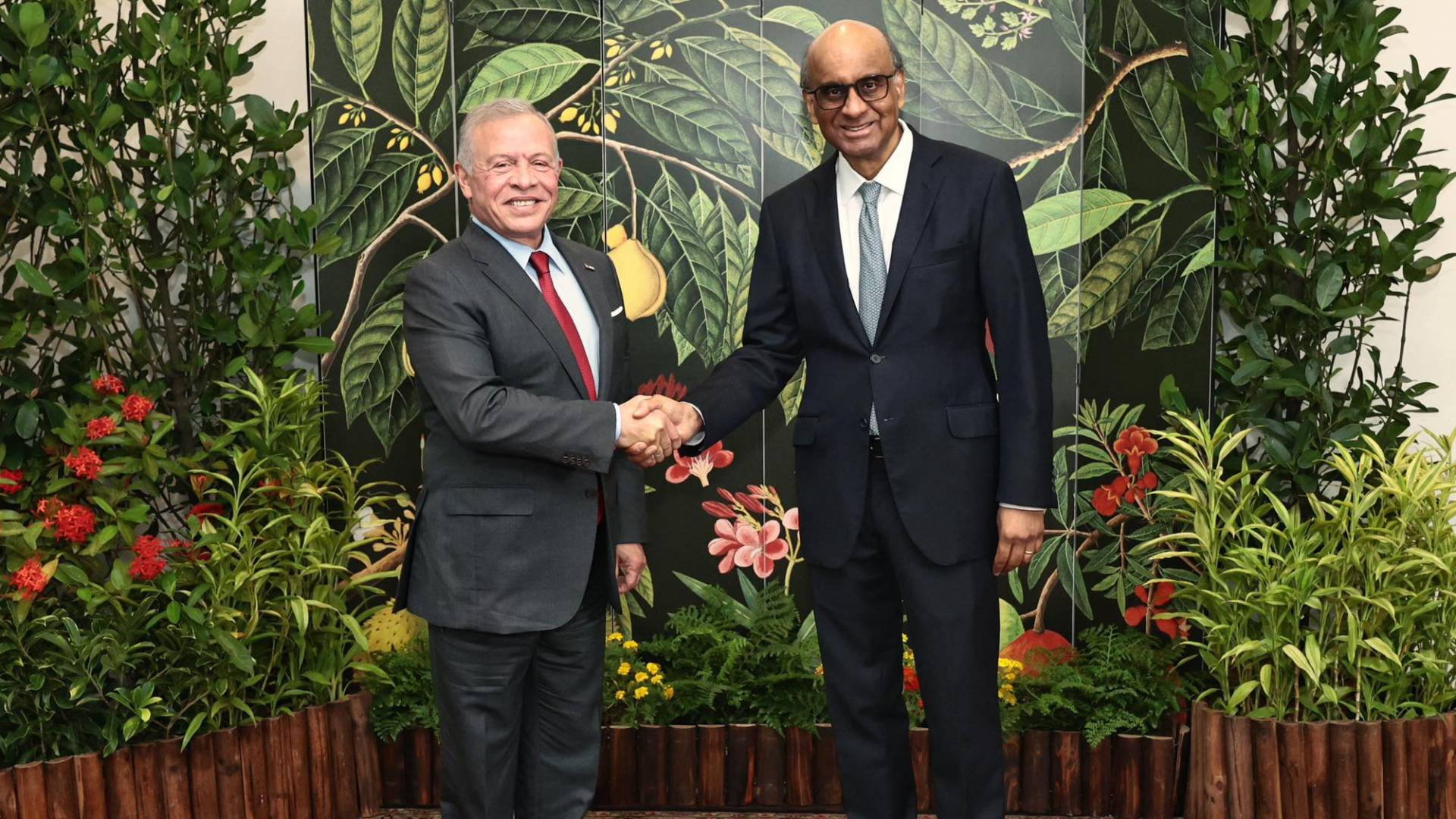 الرئيس السنغافوري يشيد بعلاقات الصداقة التاريخية مع الأردن