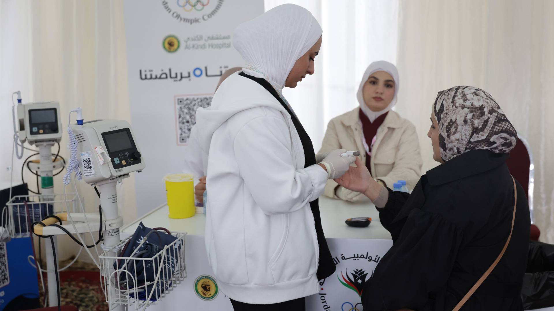 اللجنة الاولمبية الأردنية تقيم فعالية باليوم العالمي للسكري