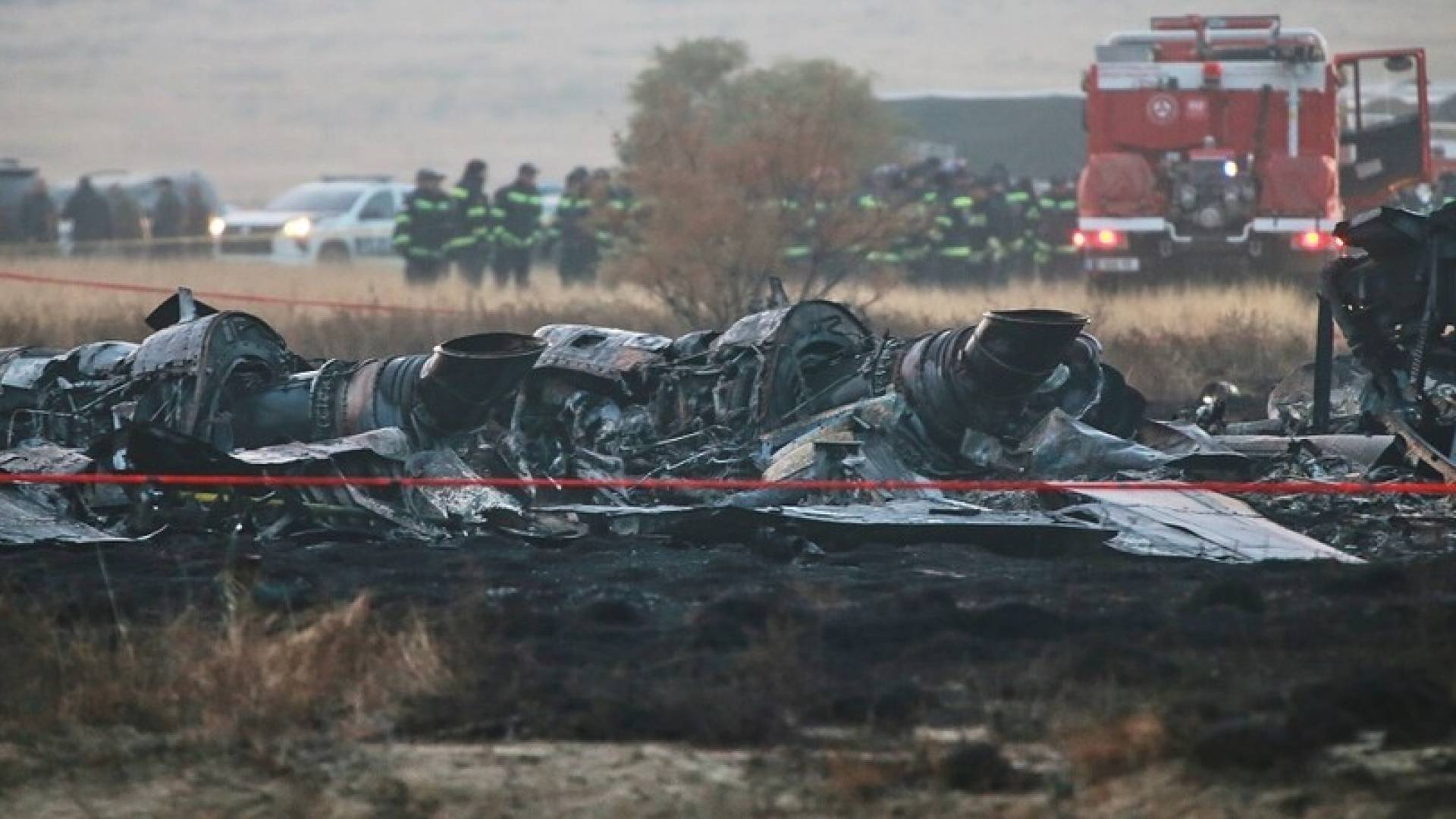 تحطم الطائرة العسكرية التركية في جورجيا