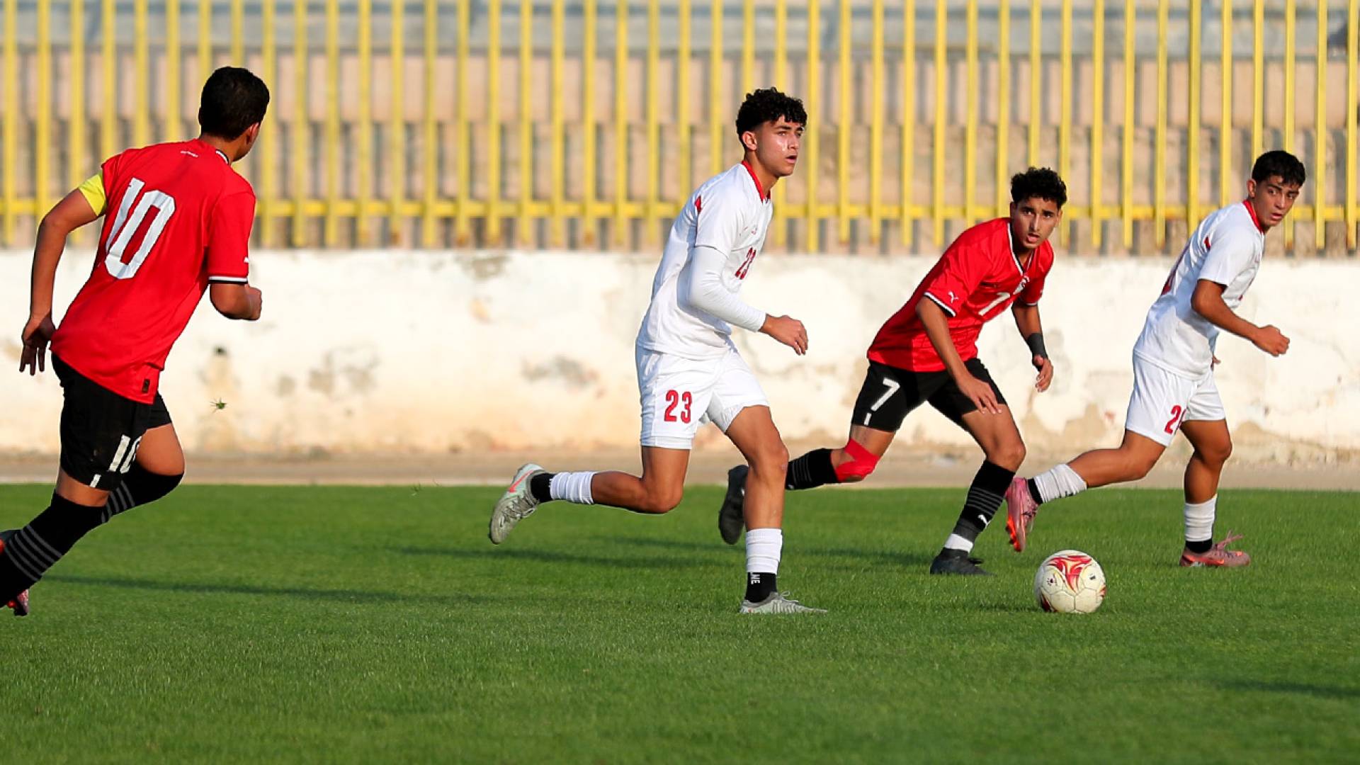 من مباراة الأردن ومصر