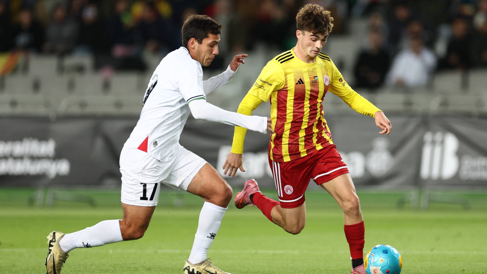 منتخب فلسطين ينهي جولته الأوروبية بخسارة أمام كتالونيا