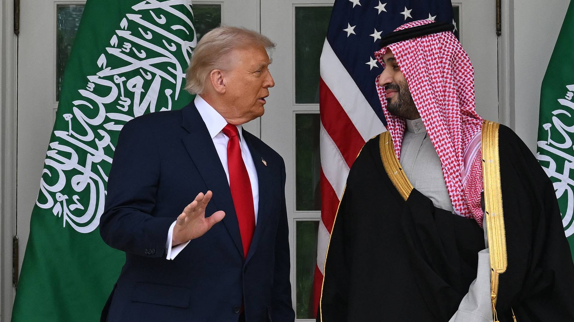 الرئيس الأمريكي دونالد ترمب وولي العهد السعودي الأمير محمد بن سلمان