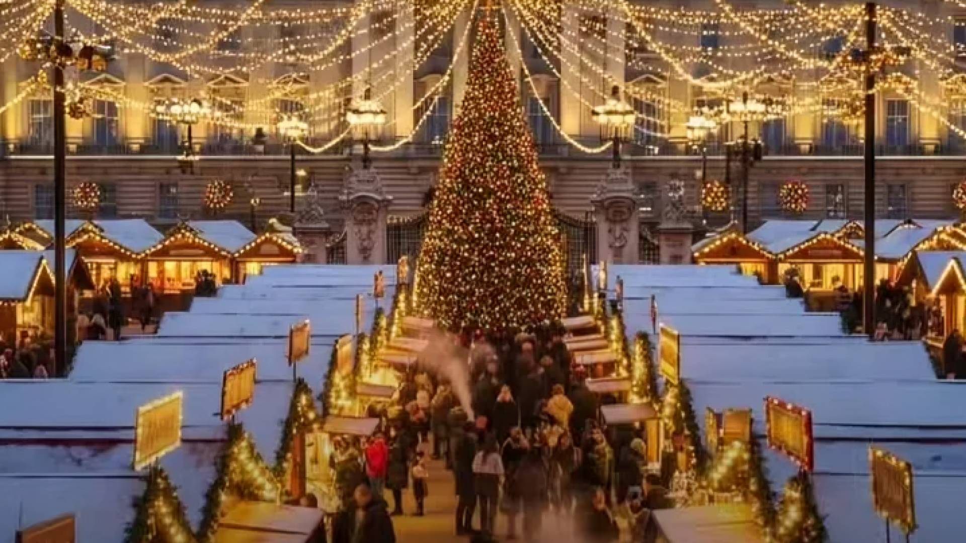 صورة المزيفة التي تم إنشاؤها بواسطة الذكاء الاصطناعي لسوق عيد الميلاد خارج قصر باكنغهام