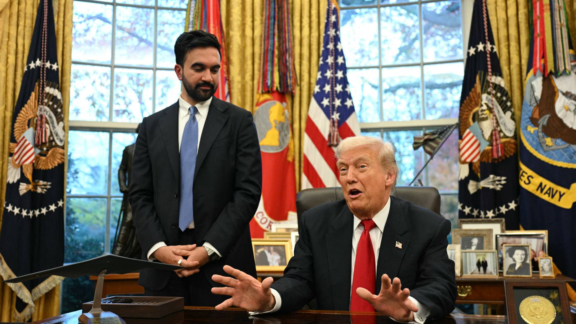 زهران ممداني و دونالد ترمب