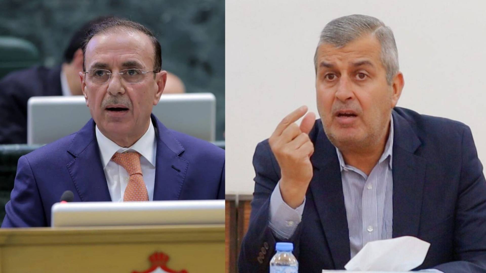 وزير الطاقة صالح الخرابشة والنائب عوني الزعبي