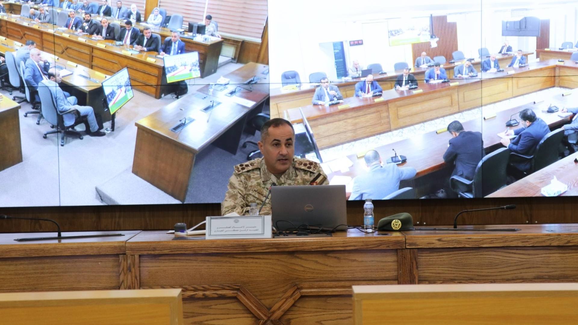 محاضرة في كلية الدفاع الوطني الملكية الأردنية