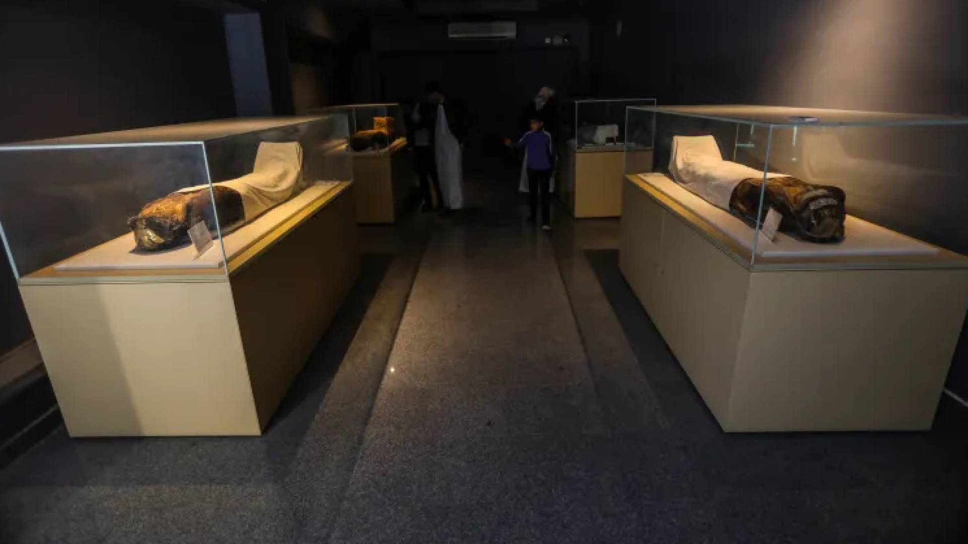 المادة السوداء التي تغطي الأجساد المحنطة