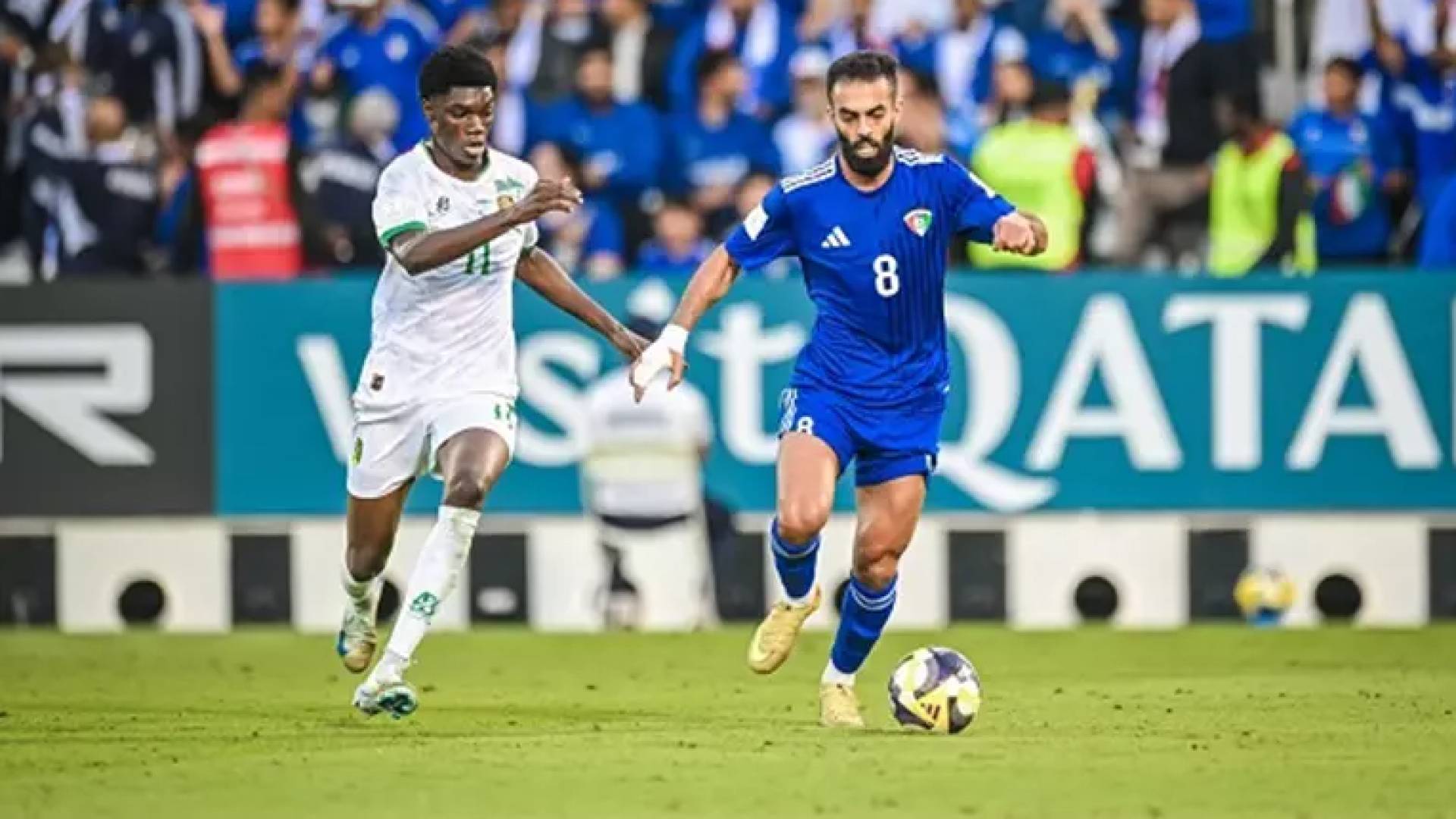 من مباراة الكويت وموريتانيا