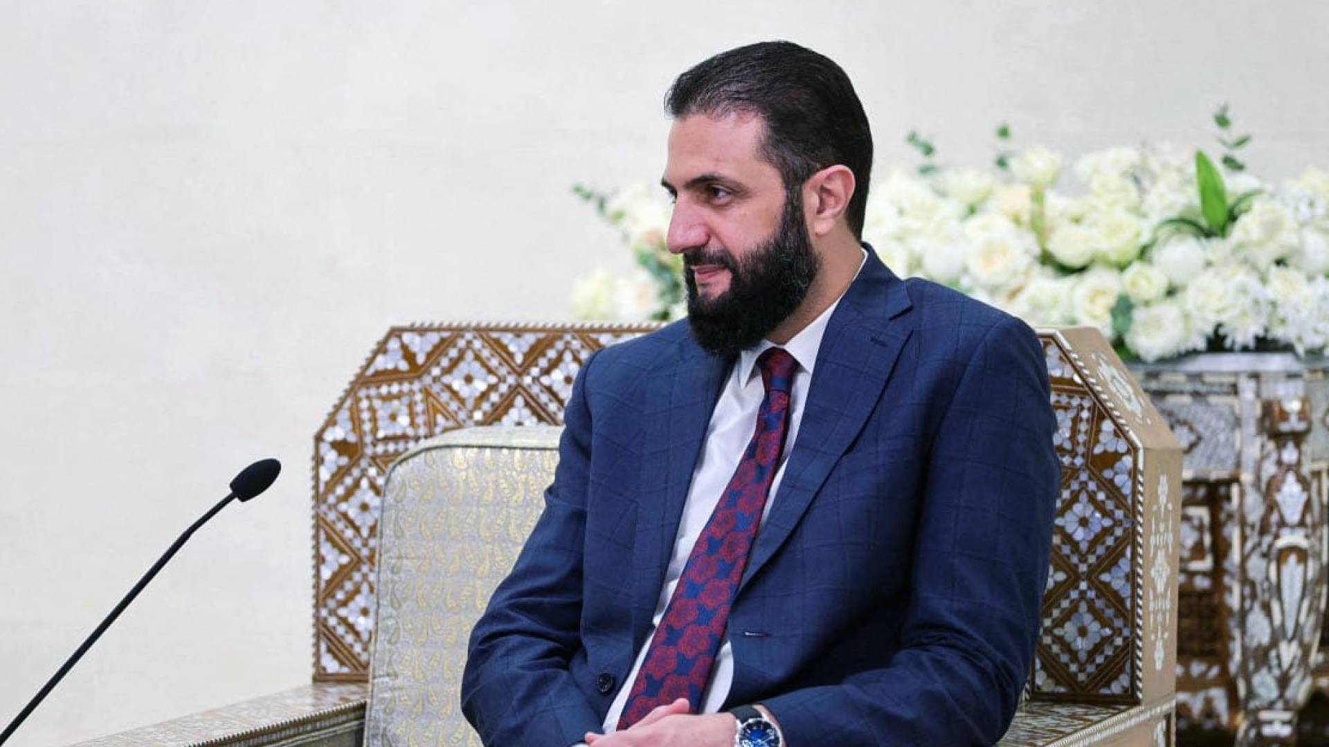 الرئيس السوري أحمد الشرع