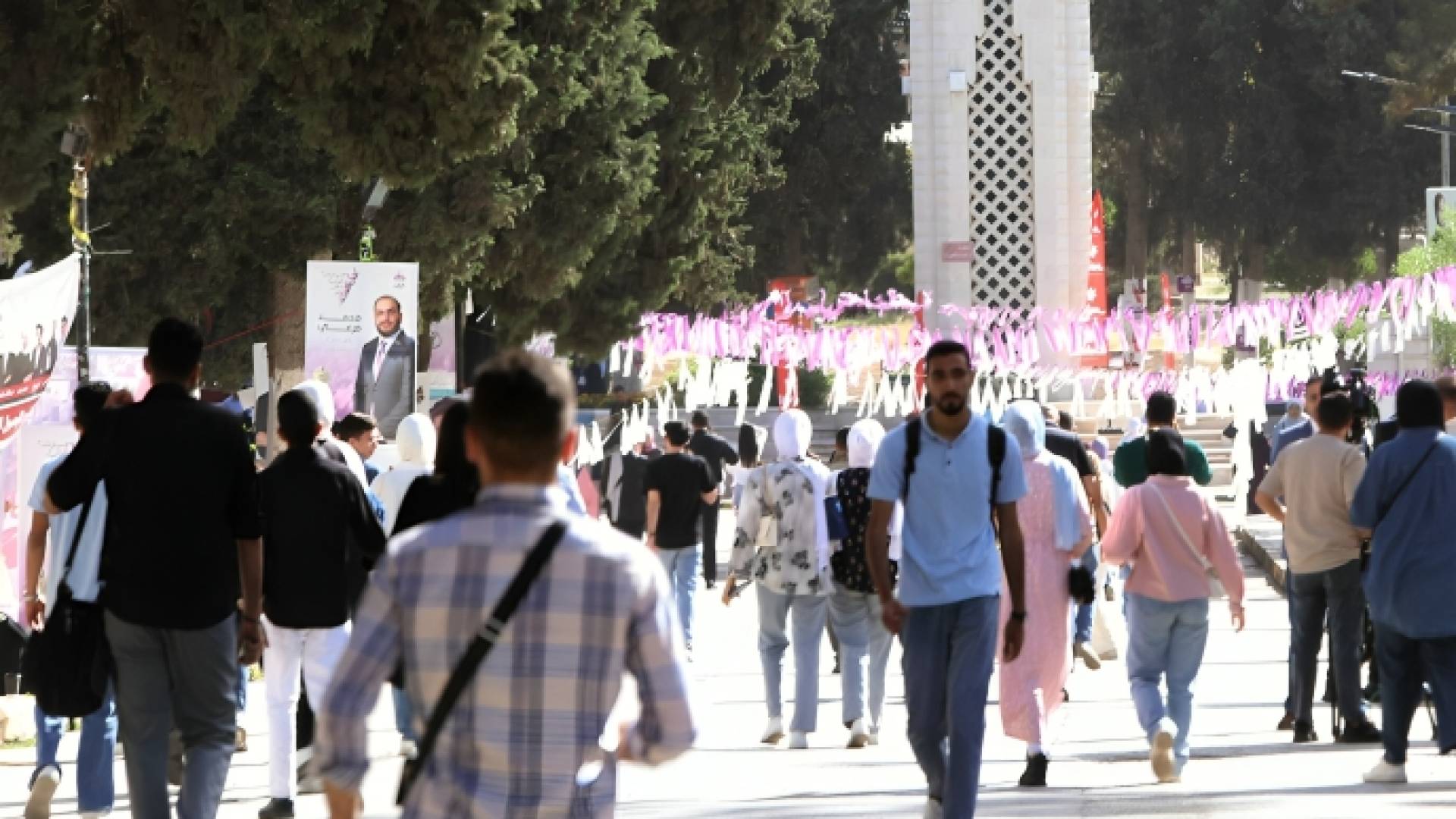 طلاب في جامعة اردنية .. ارشيفية
