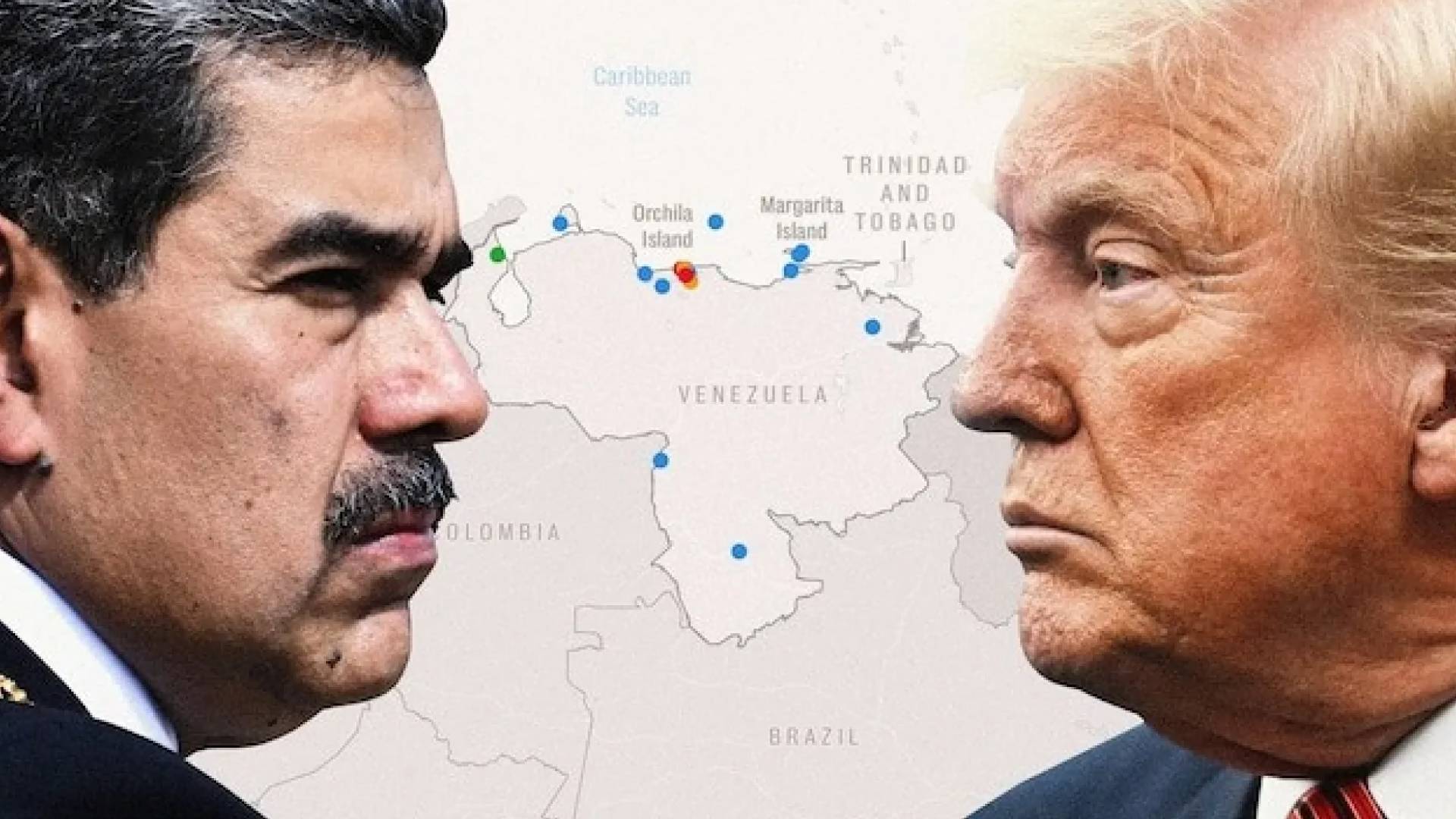 دونالد ترمب و نيكولاس مادورو