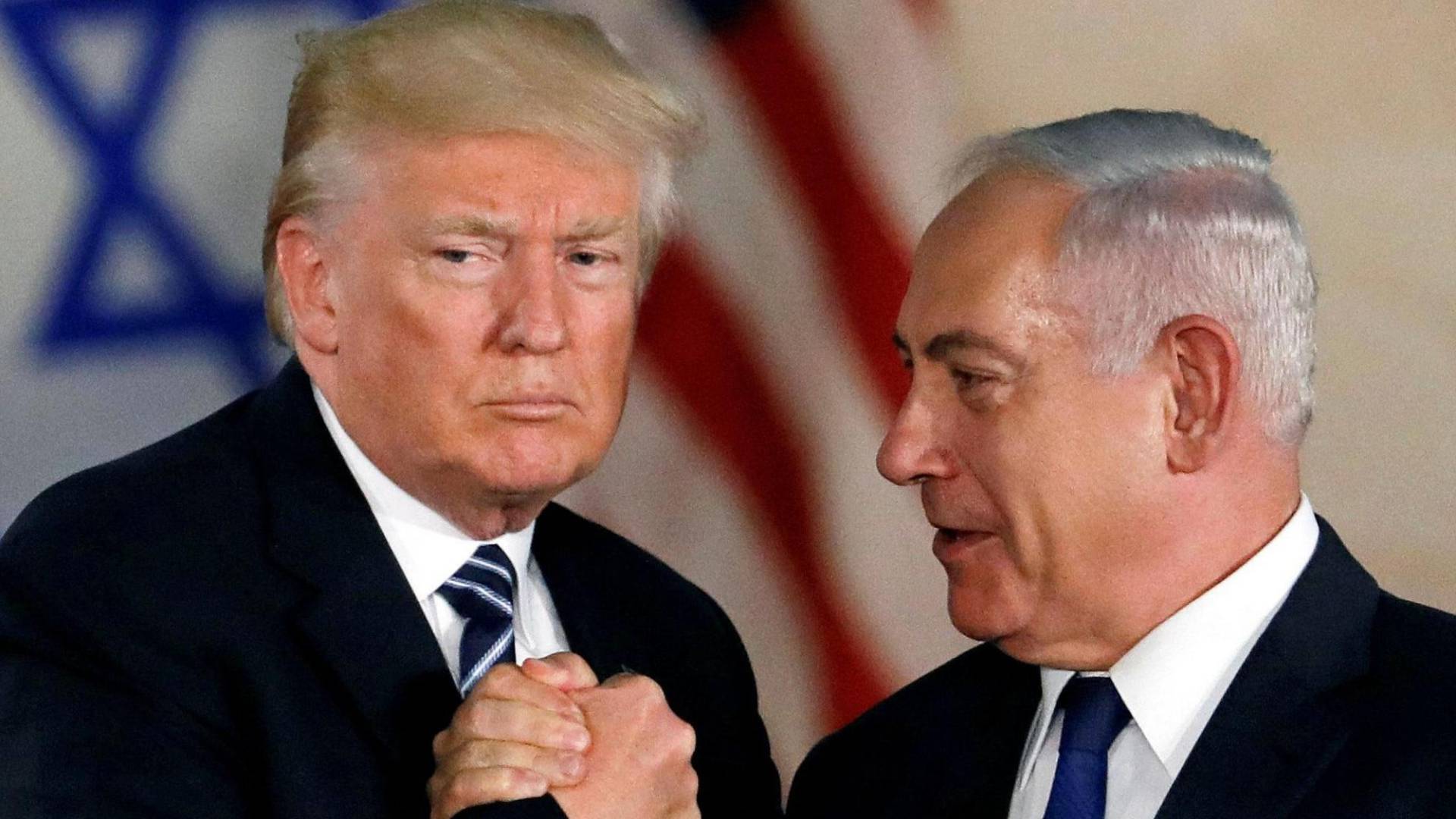 رئيس وزراء الاحتلال والرئيس الأمريكي دونالد ترمب