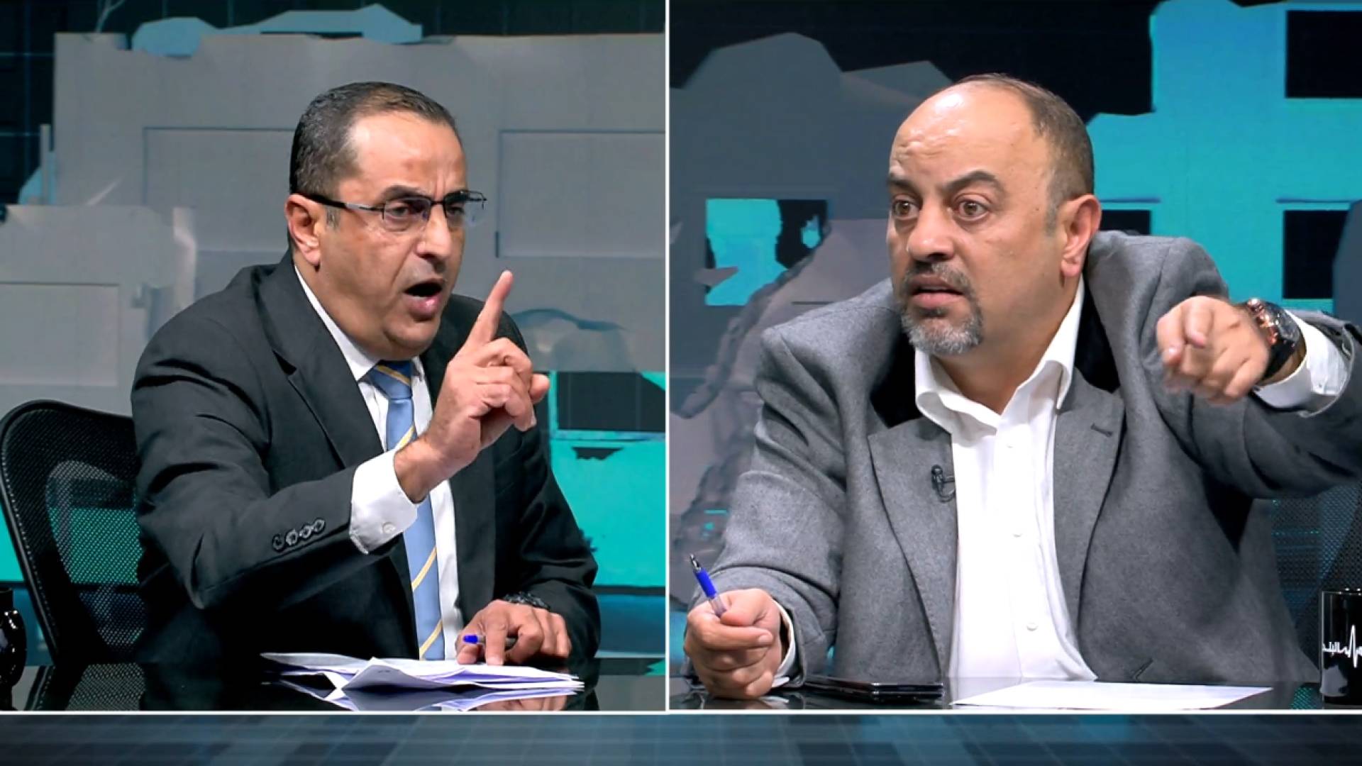 الخبير العسكري نضال أبو زيد والمحامي طارق أبو الراغب