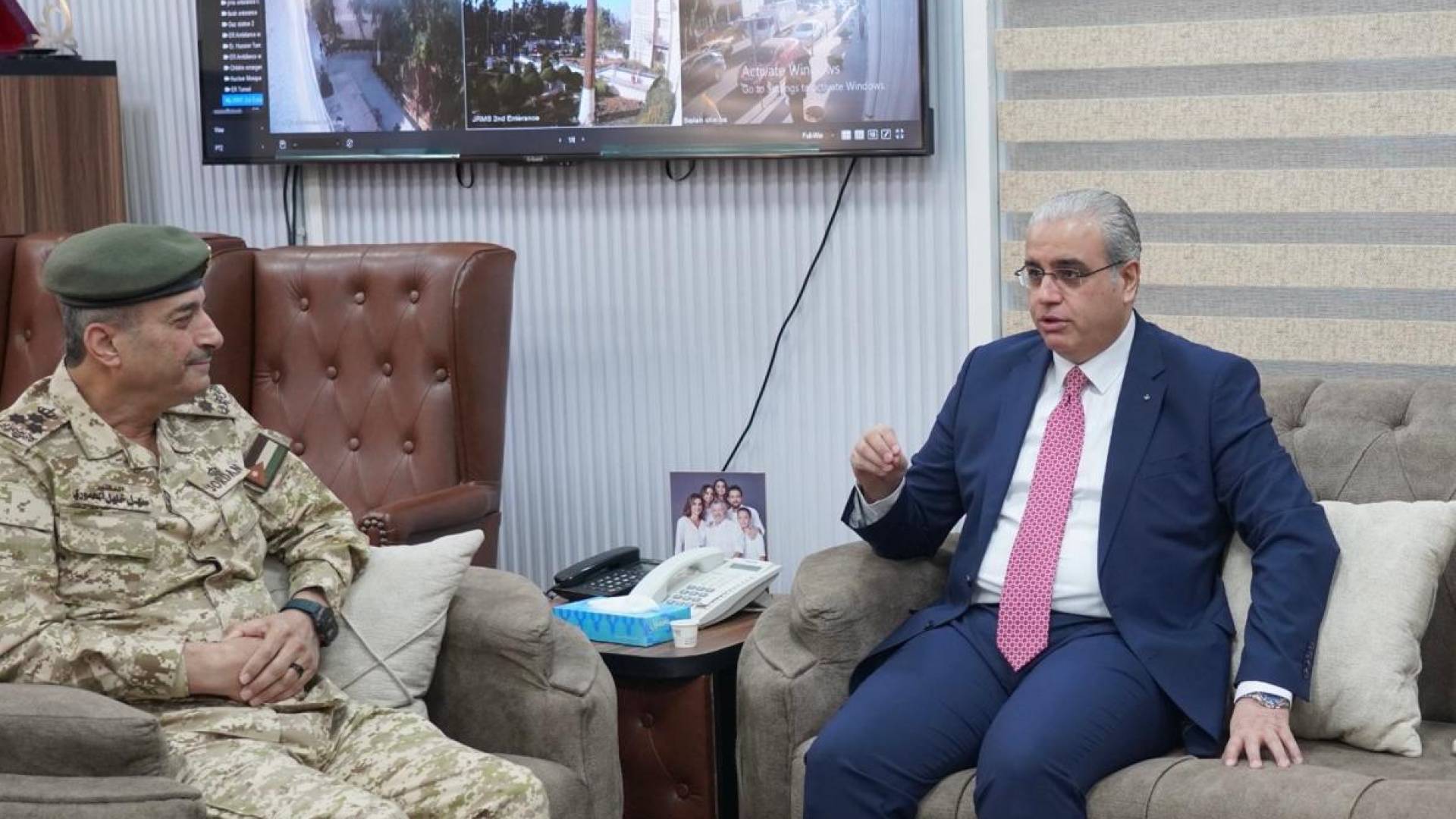 وزير الصحة، الدكتور إبراهيم البدور يزور مديرية الخدمات الطبية الملكية