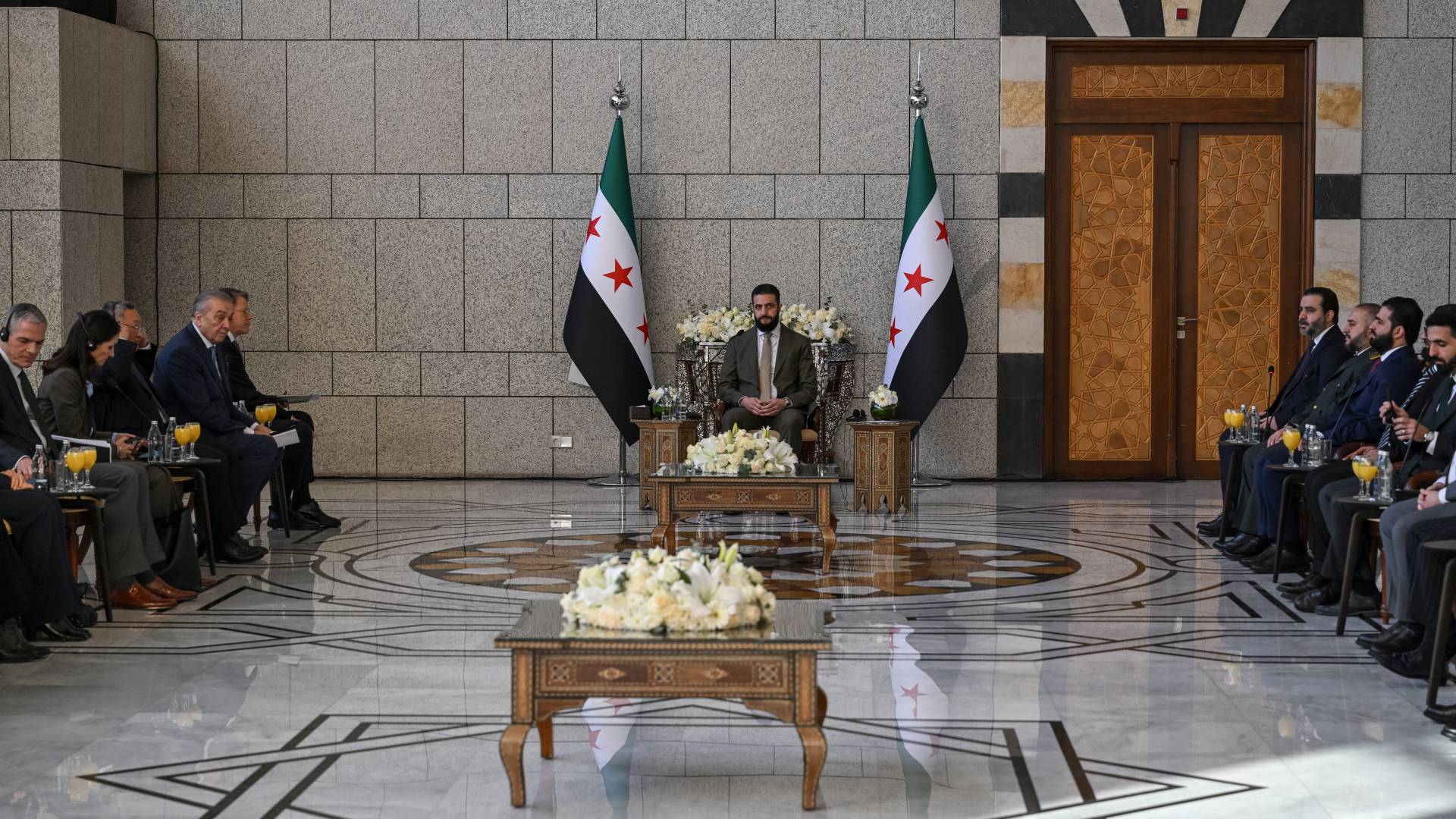 وفد مجلس الأمن يصل سوريا في أول زيارة رسمية ويلتقي الرئيس السوري