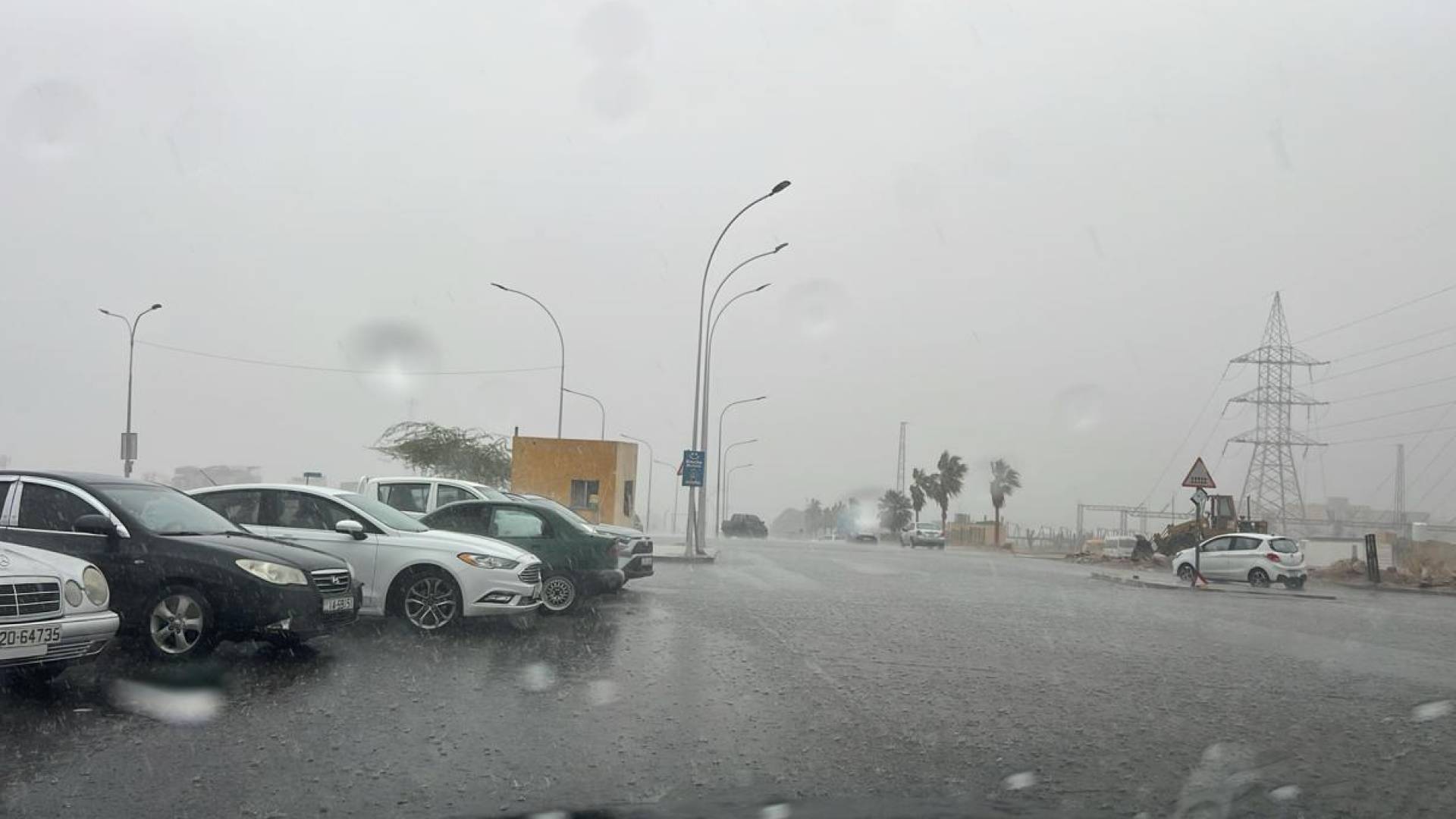 أمطار غزيرة في العاصمة عمان