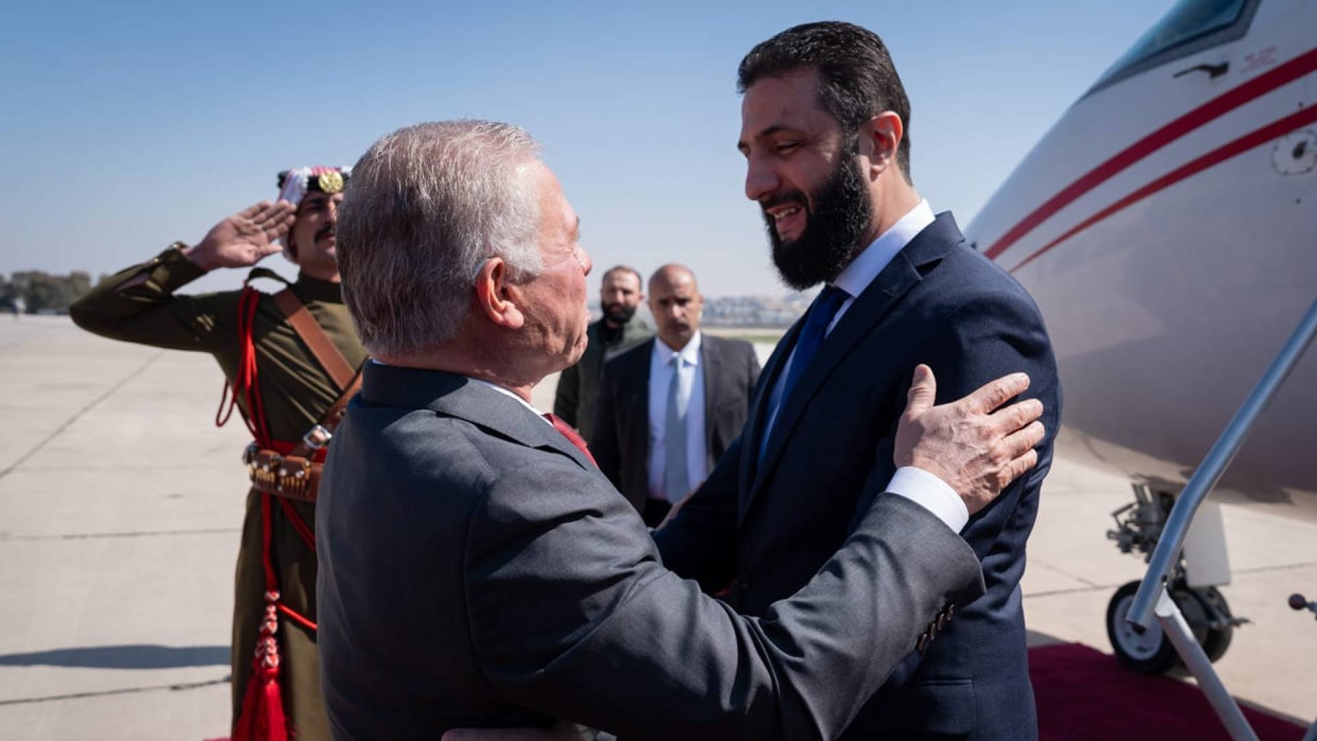 الملك يهنئ الرئيس السوري بالذكرى الأولى لعيد التحرير