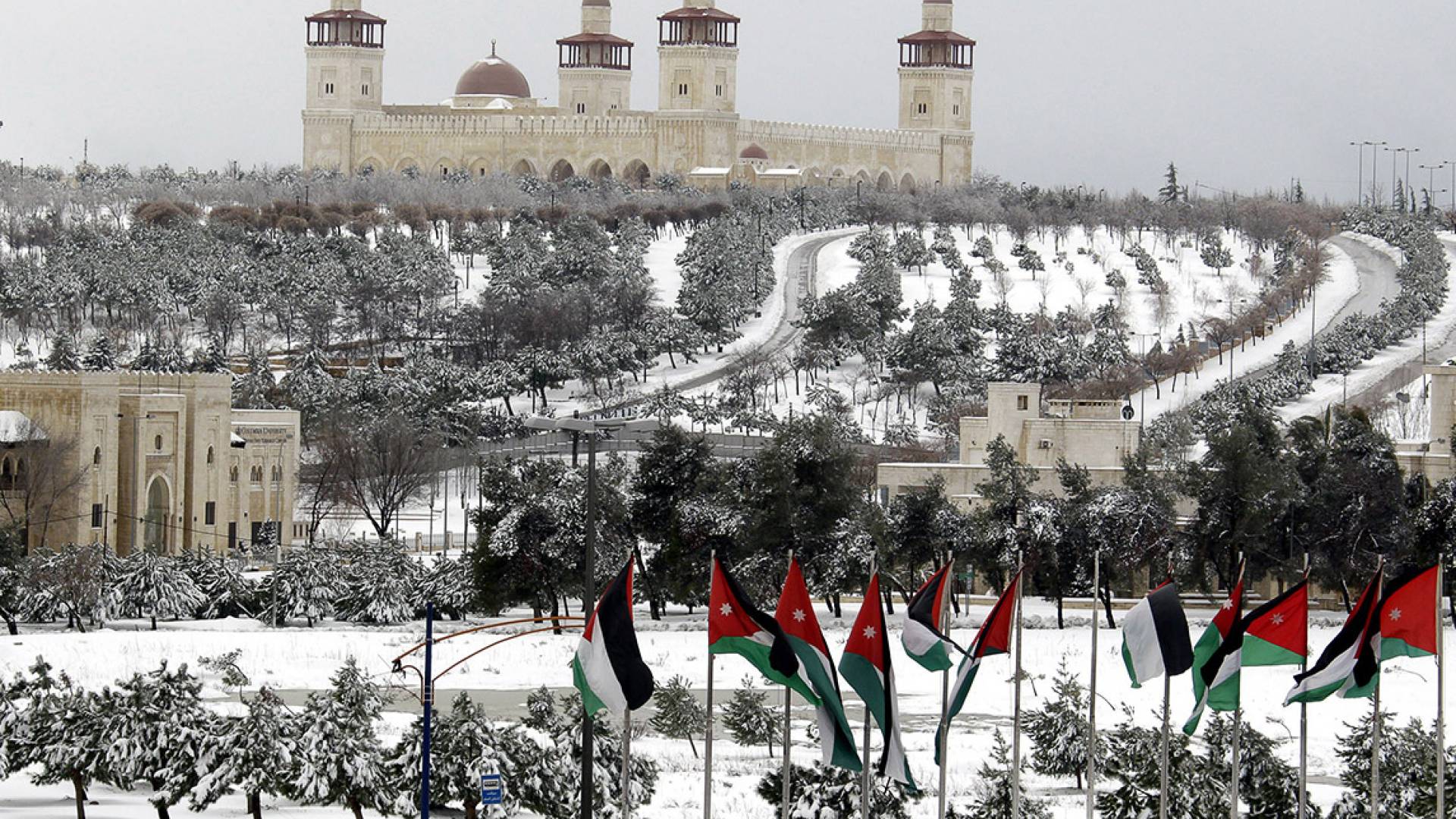 الثلوج في الأردن - أرشيفية