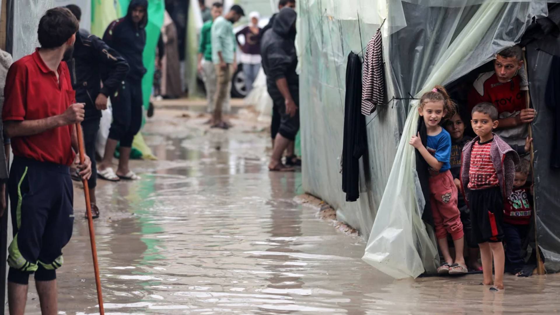 معاناة أهالي قطاع غزة في الشتاء