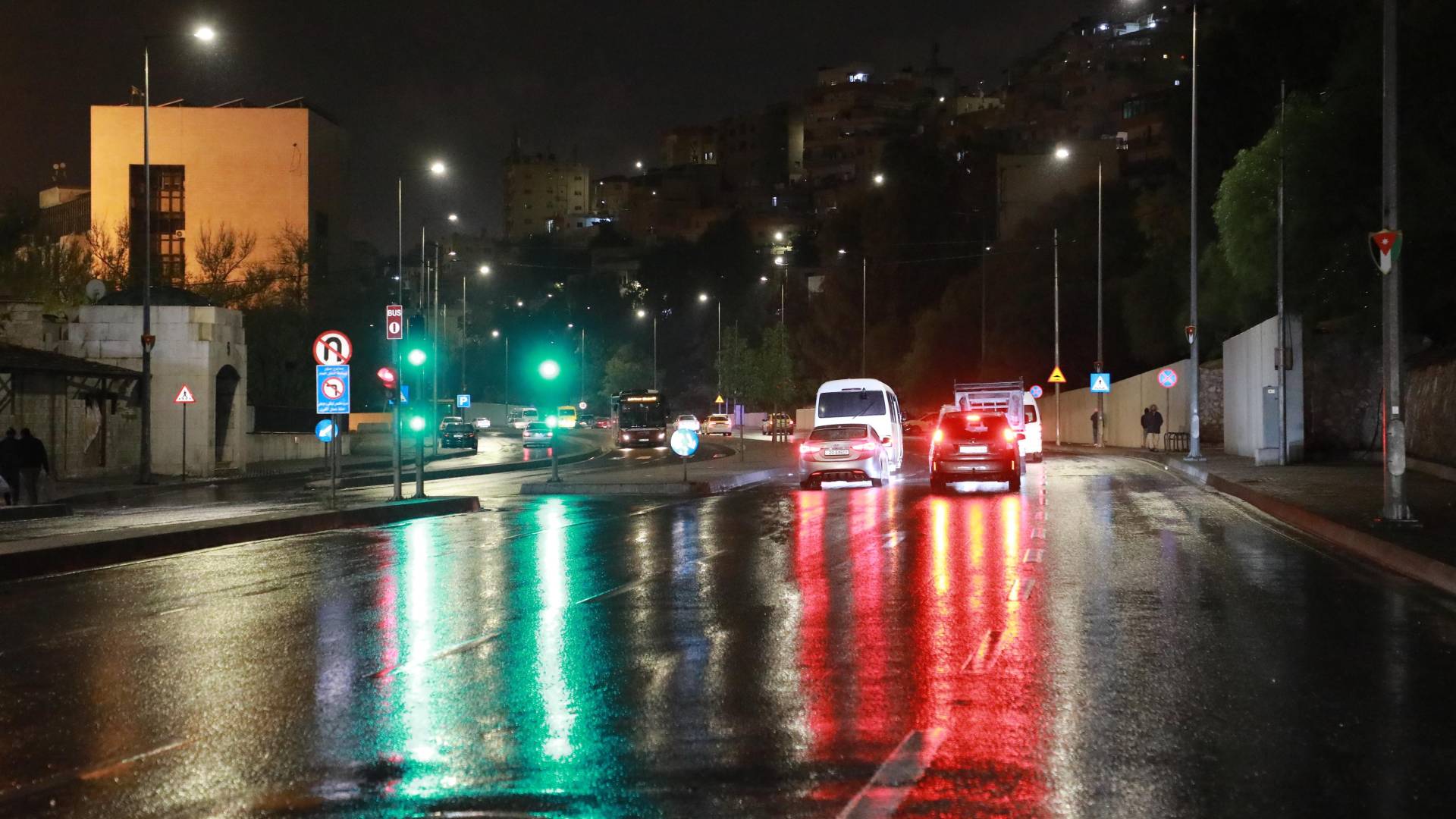 امطار في العاصمة عمان